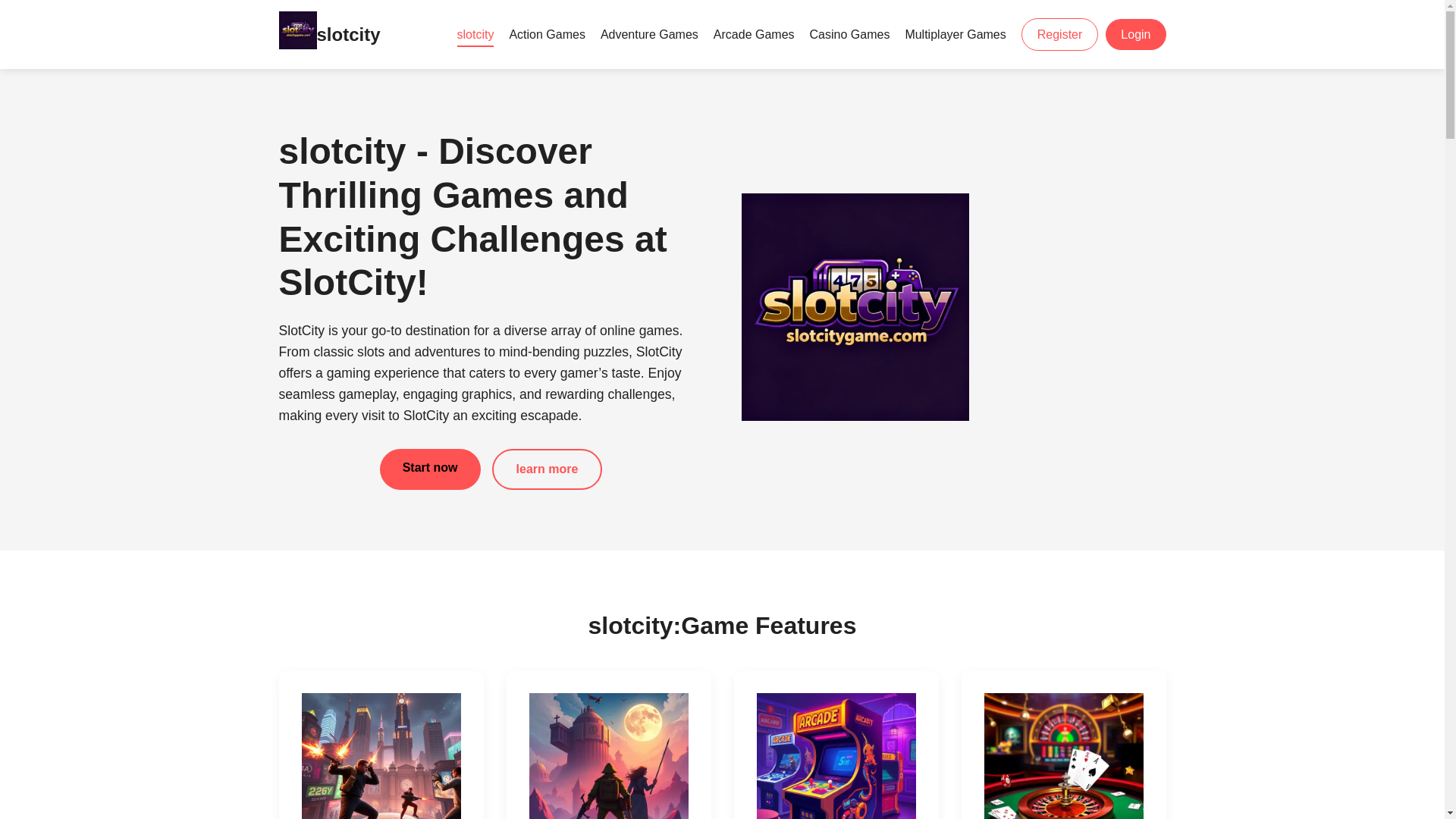 website screenshot of https://slotcitygame.com/