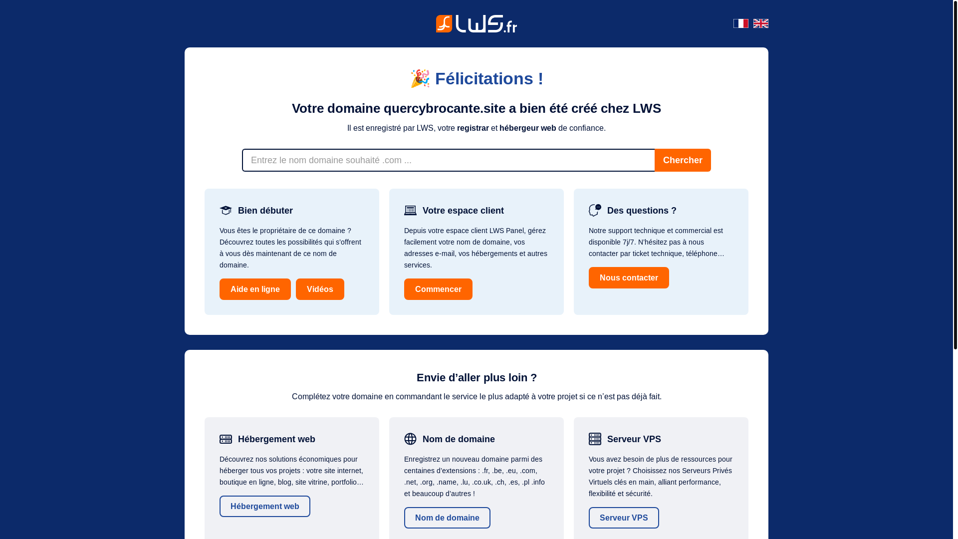 website screenshot of https://quercybrocante.site/