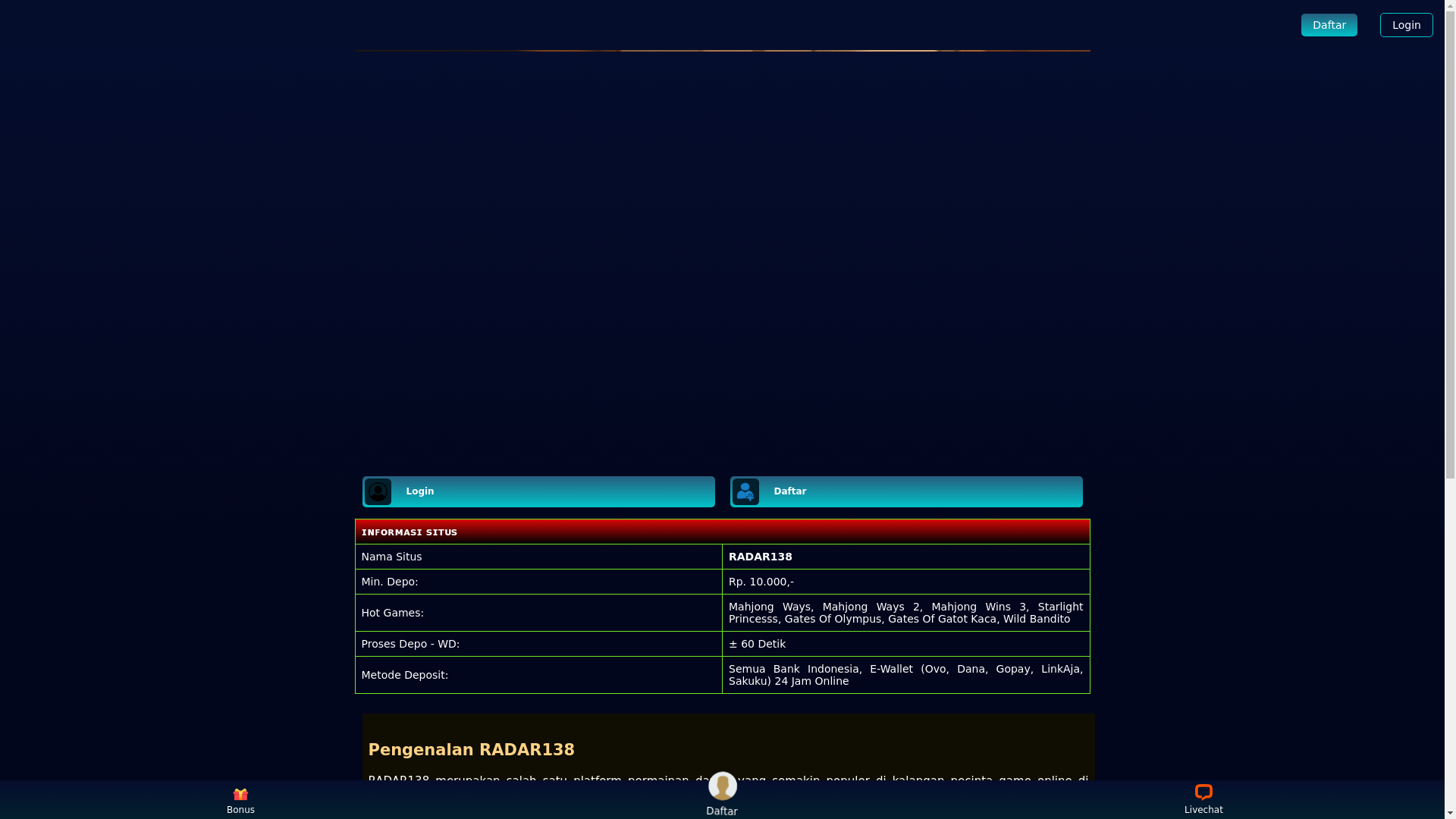 website screenshot of https://lpradar138.pages.dev/