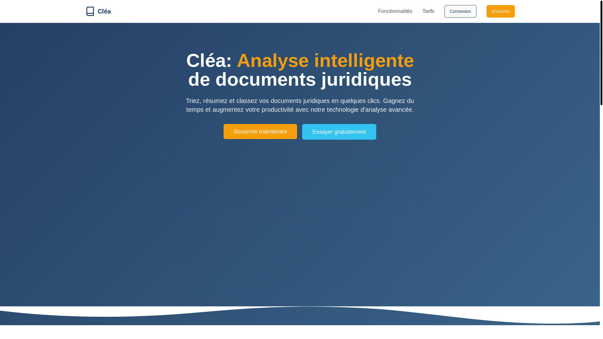 website screenshot of https://landingclea.pages.dev/
