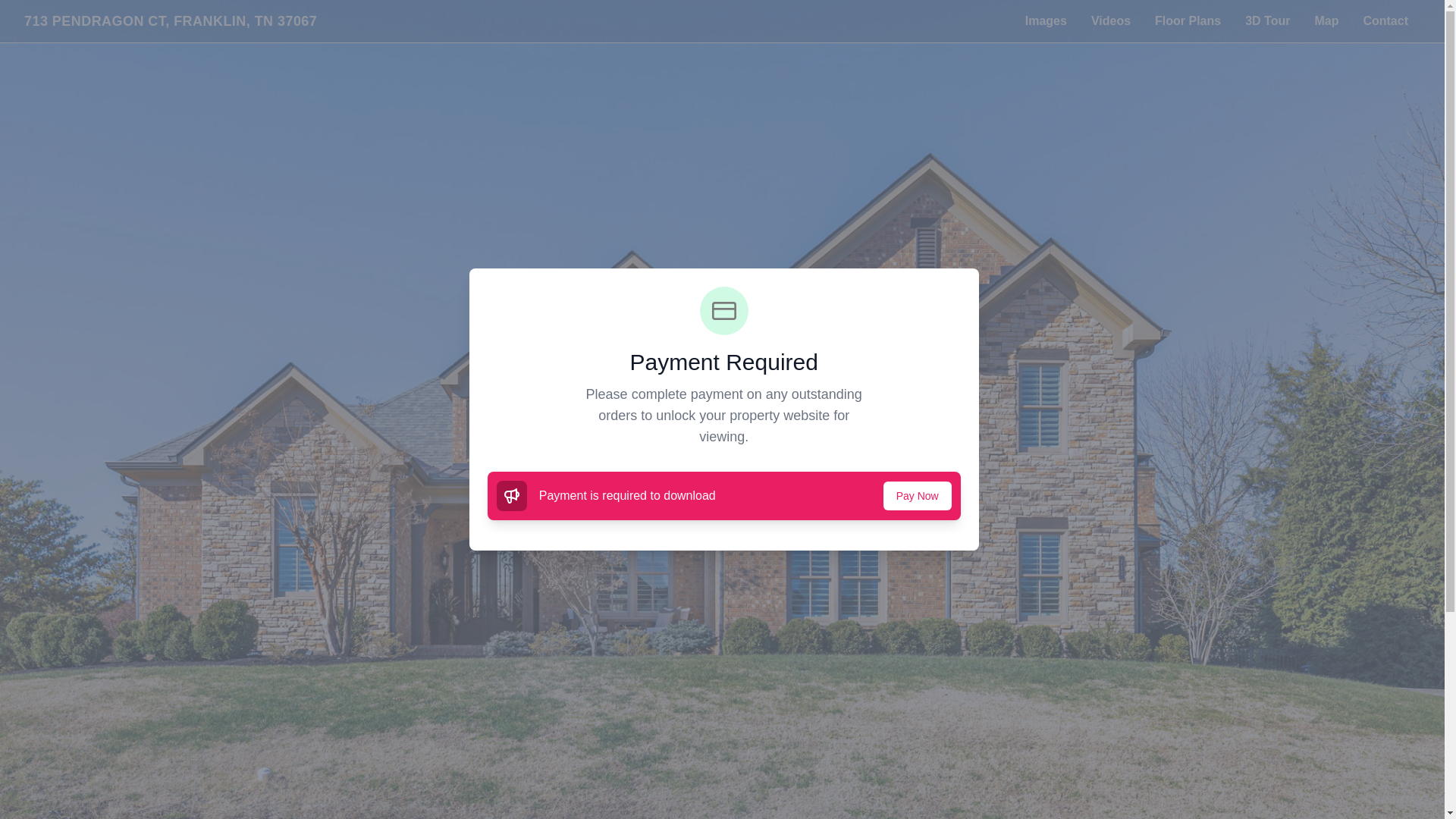 website screenshot of https://713pendragonct.com/