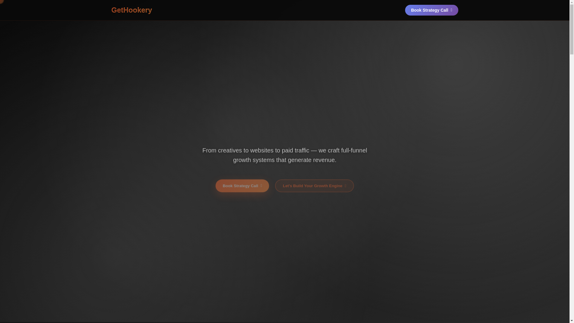 website screenshot of https://gethookery.com/