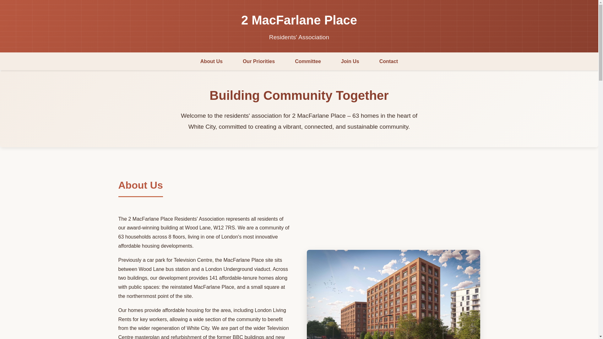 website screenshot of https://macfarlaneplace.org/