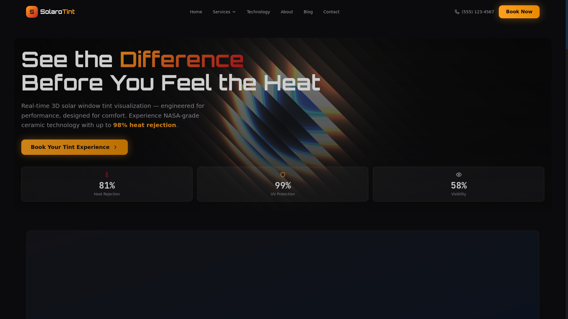 website screenshot of https://solarotint.com/