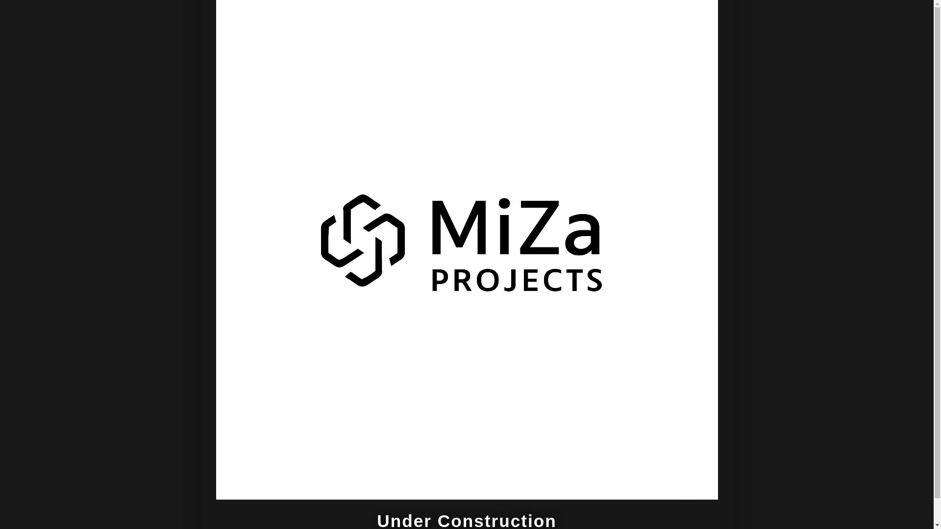 website screenshot of https://mizaprojects.sk/