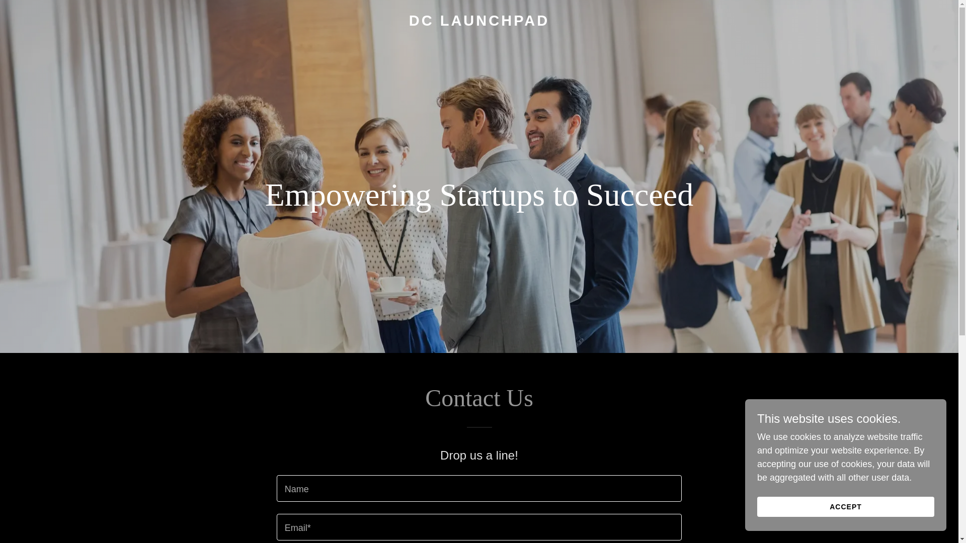 website screenshot of https://dclaunchpad.net/