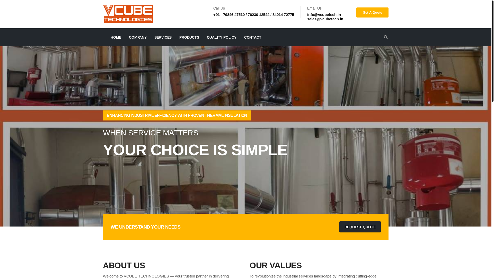 website screenshot of https://aarohienterprise.co.in/