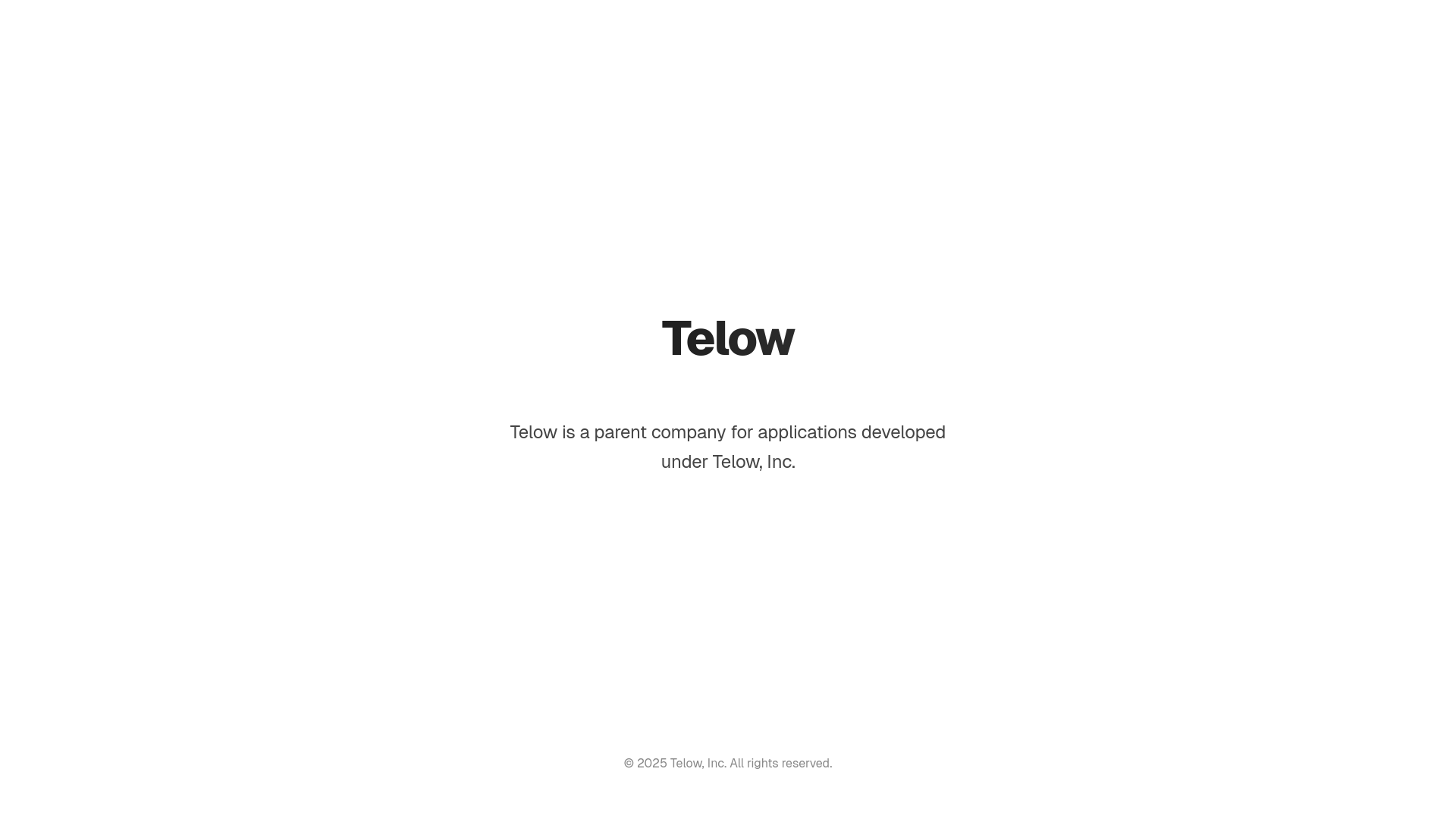 website screenshot of https://telowcom.pages.dev/