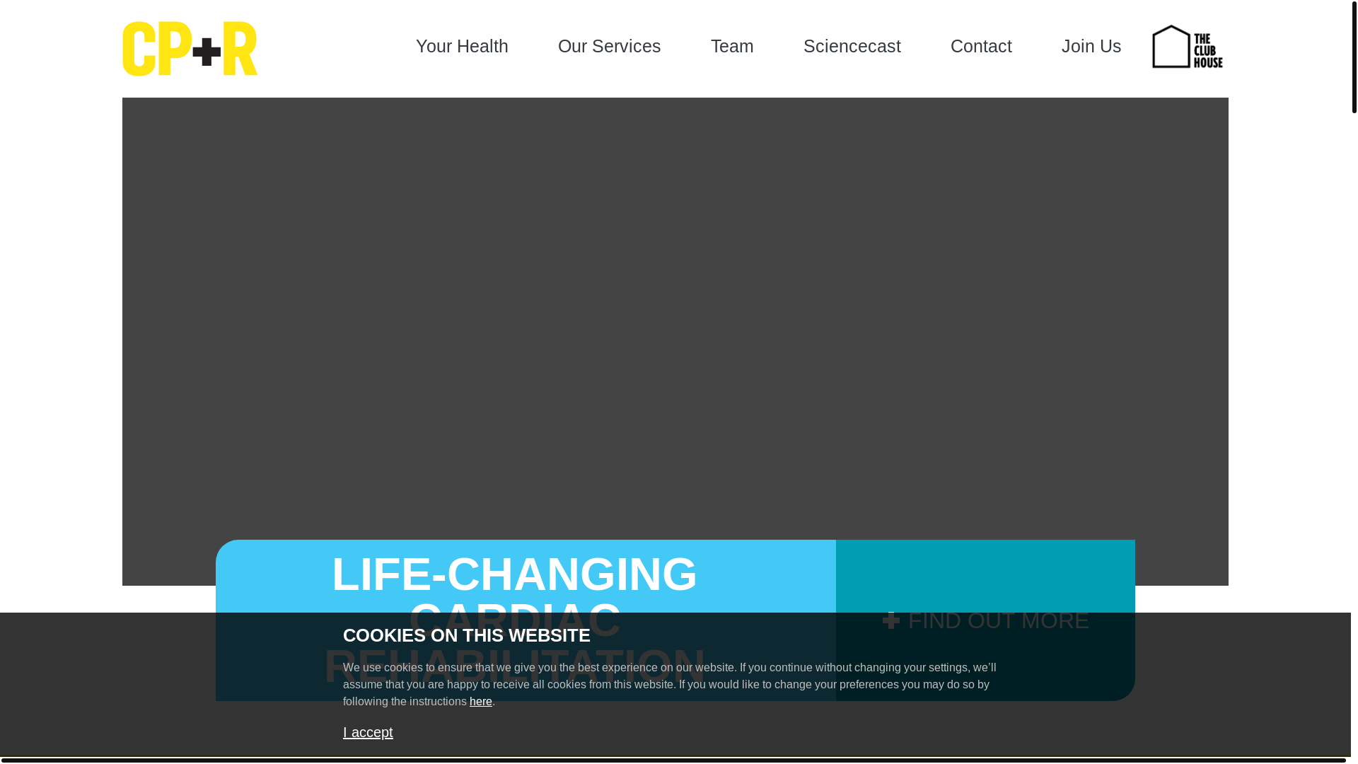 website screenshot of https://cpandr.co.uk