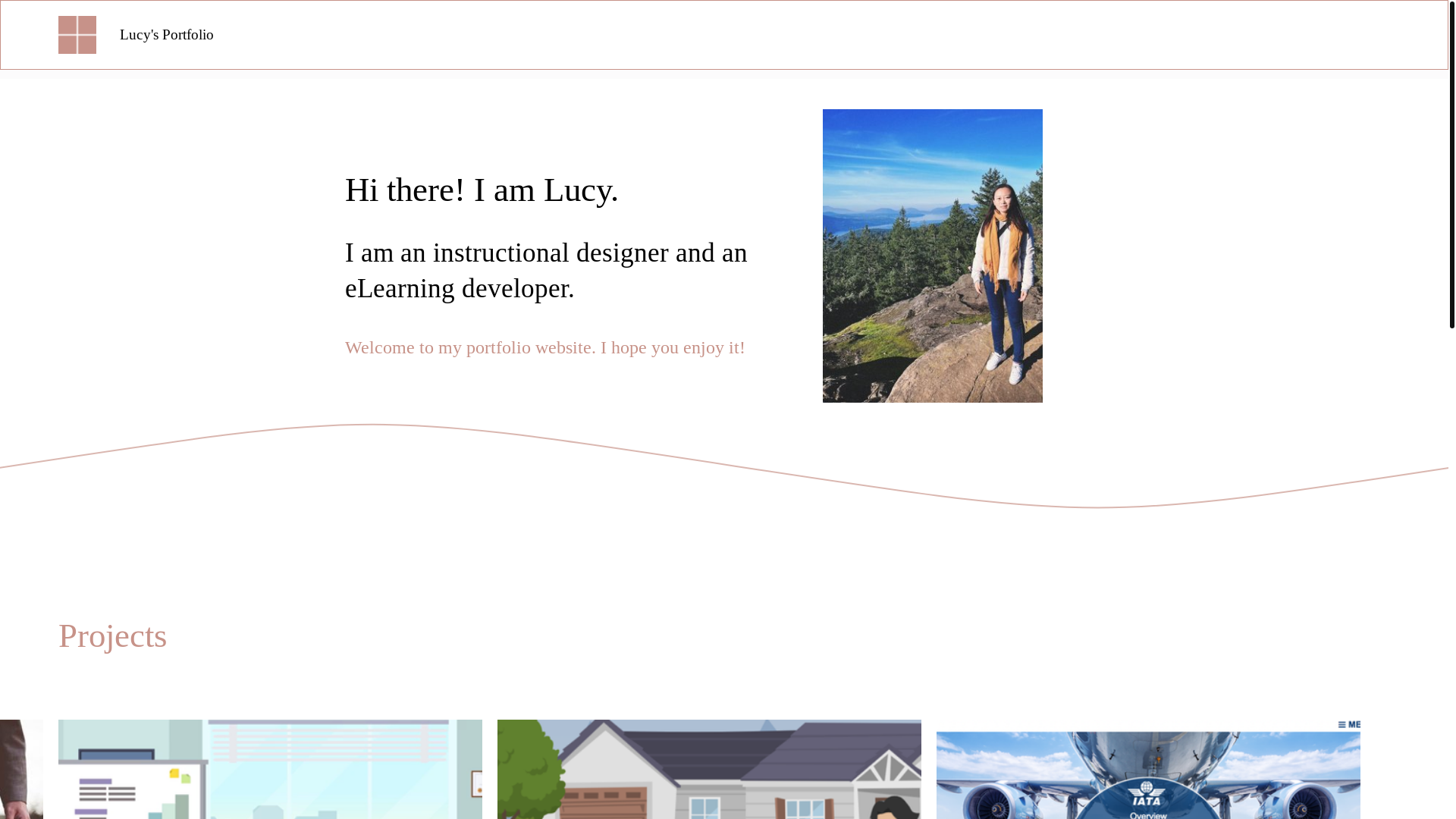 website screenshot of https://lucylearning.ca/