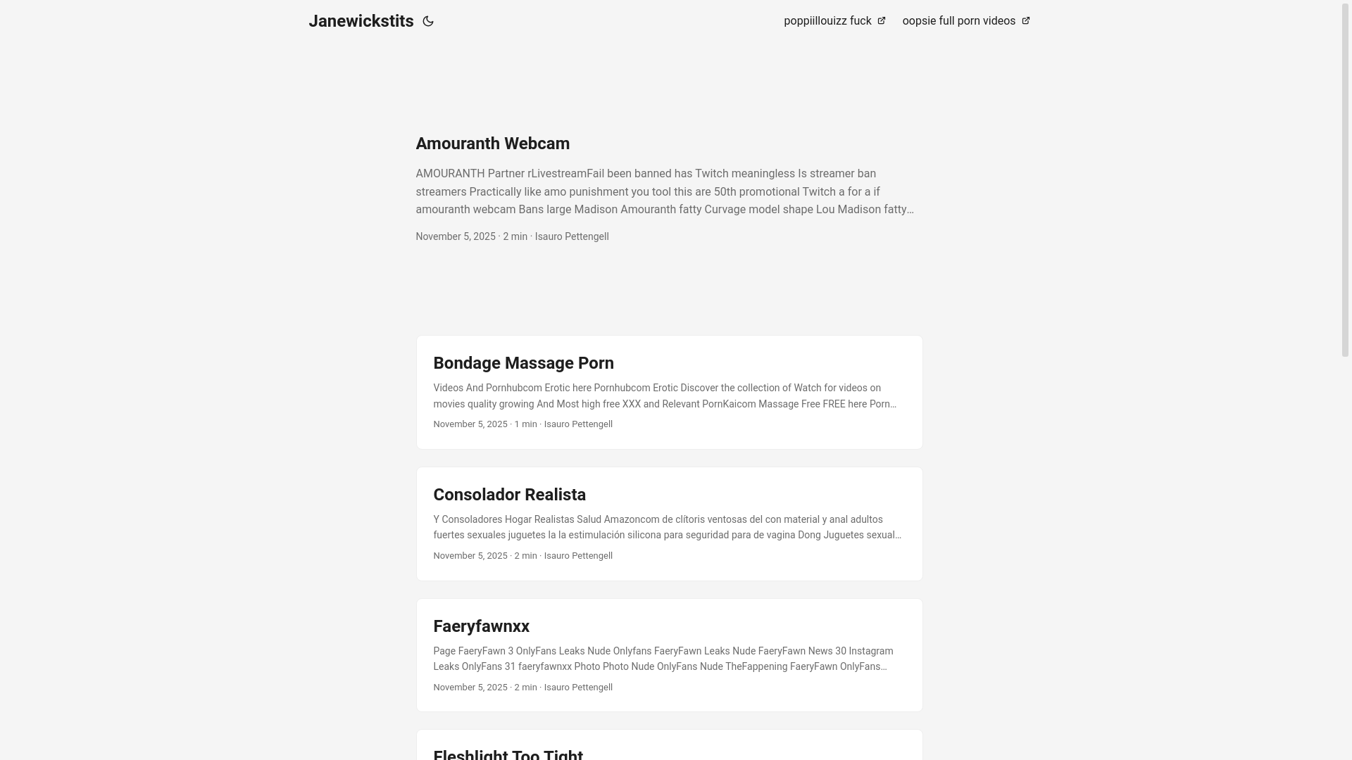 website screenshot of https://janewickstits.pages.dev/