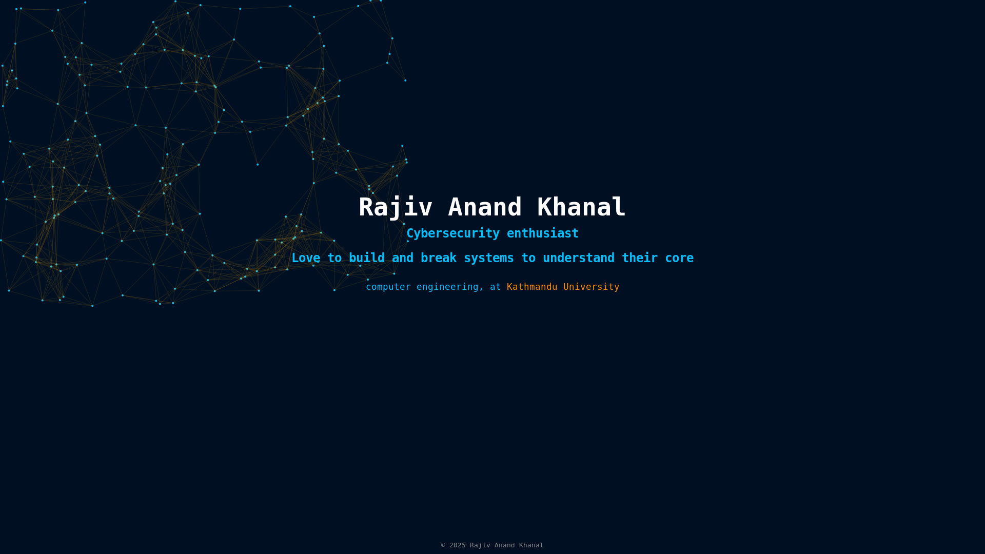 website screenshot of https://rajivkhanal.pages.dev/