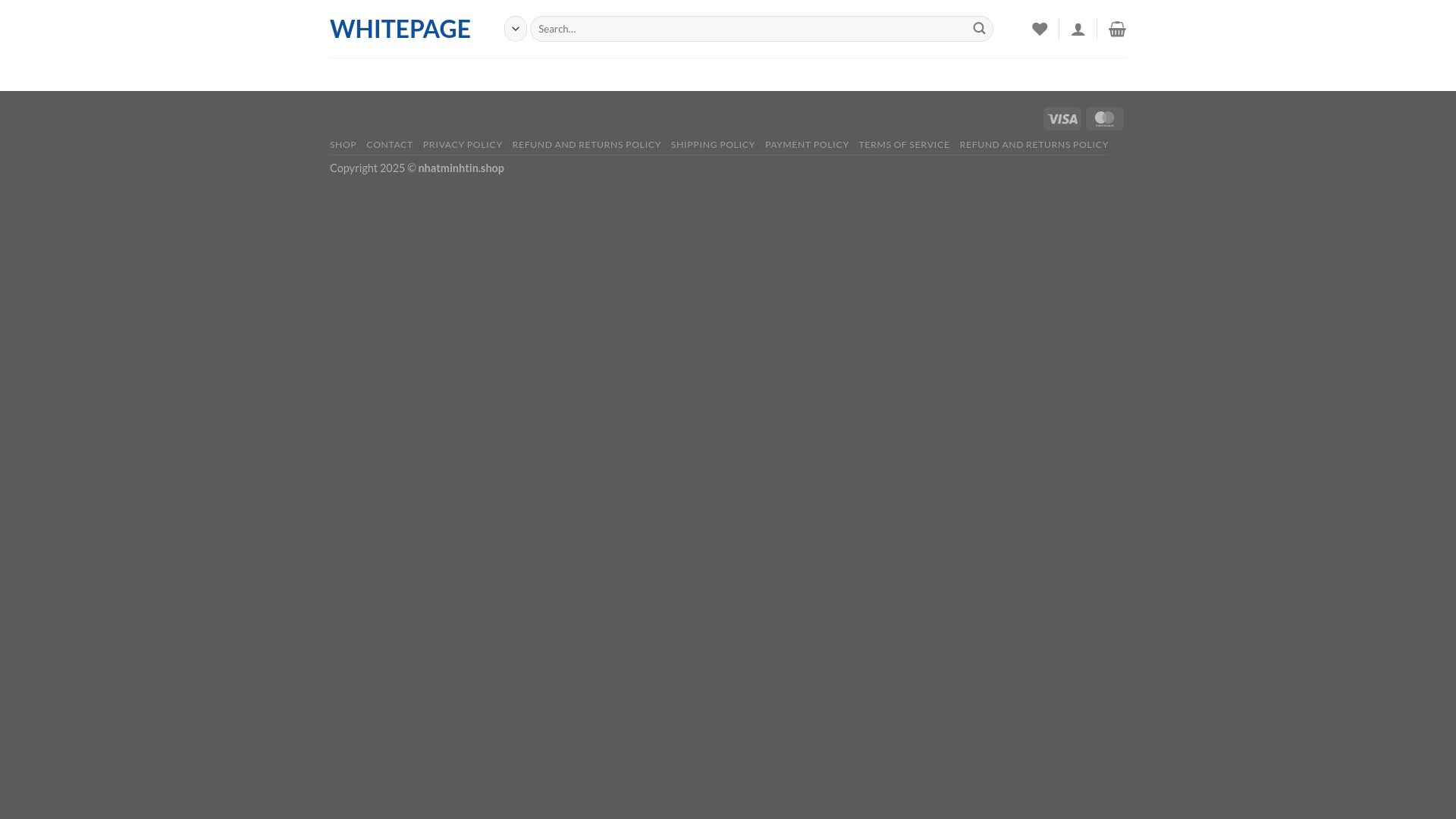 website screenshot of https://nhatminhtin.shop/