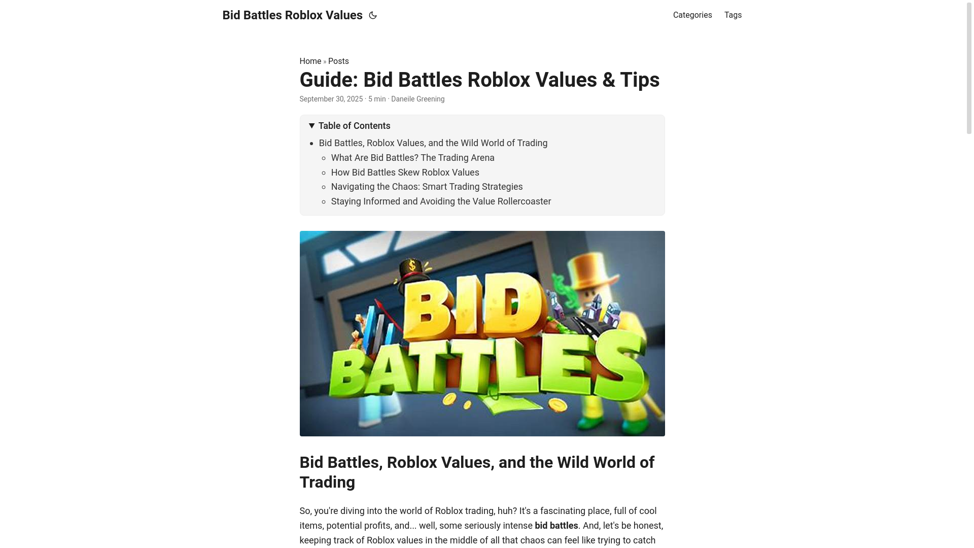 website screenshot of https://bid-battles-roblox-values.pages.dev/