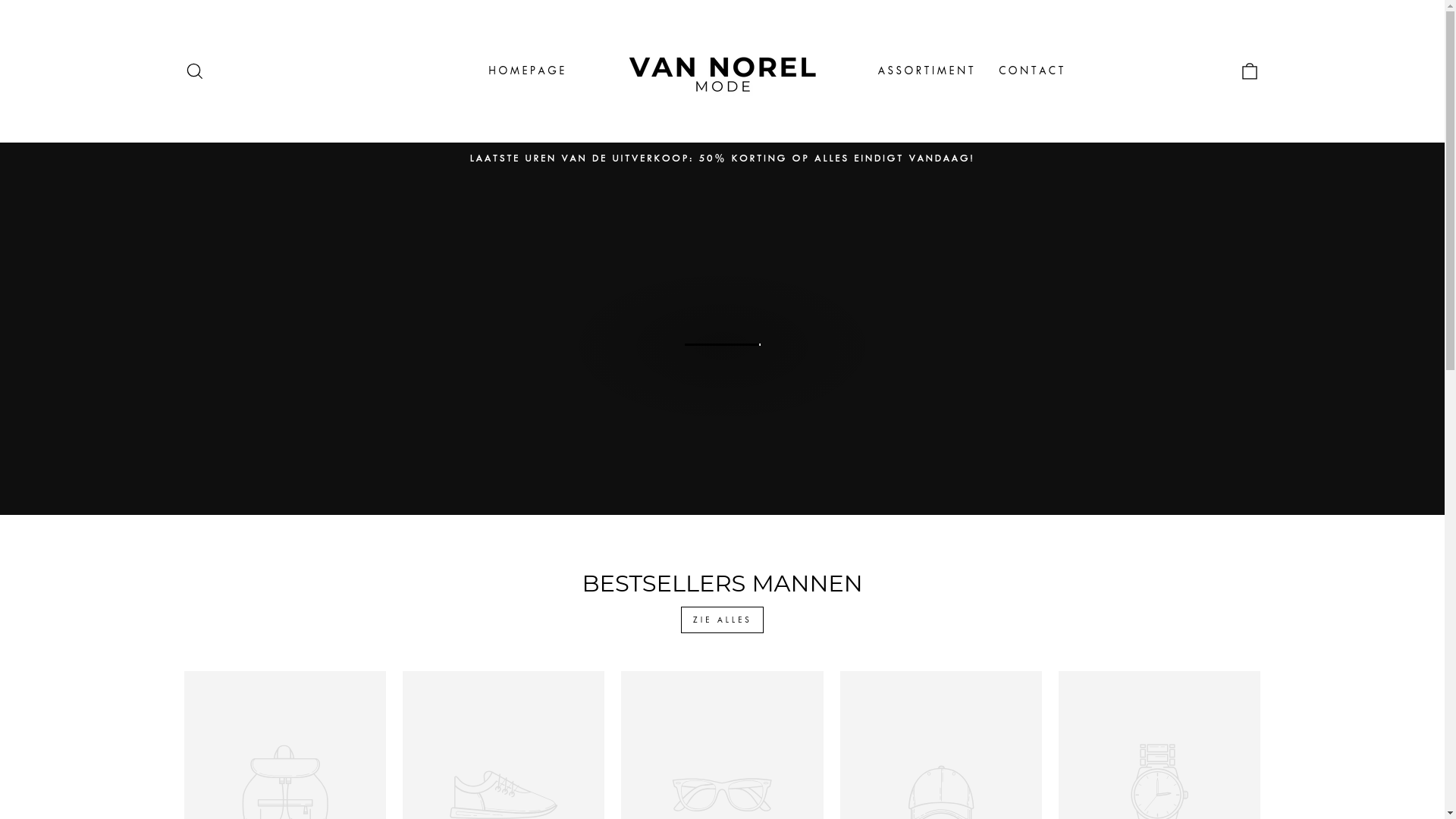website screenshot of https://vannorelmode.nl/