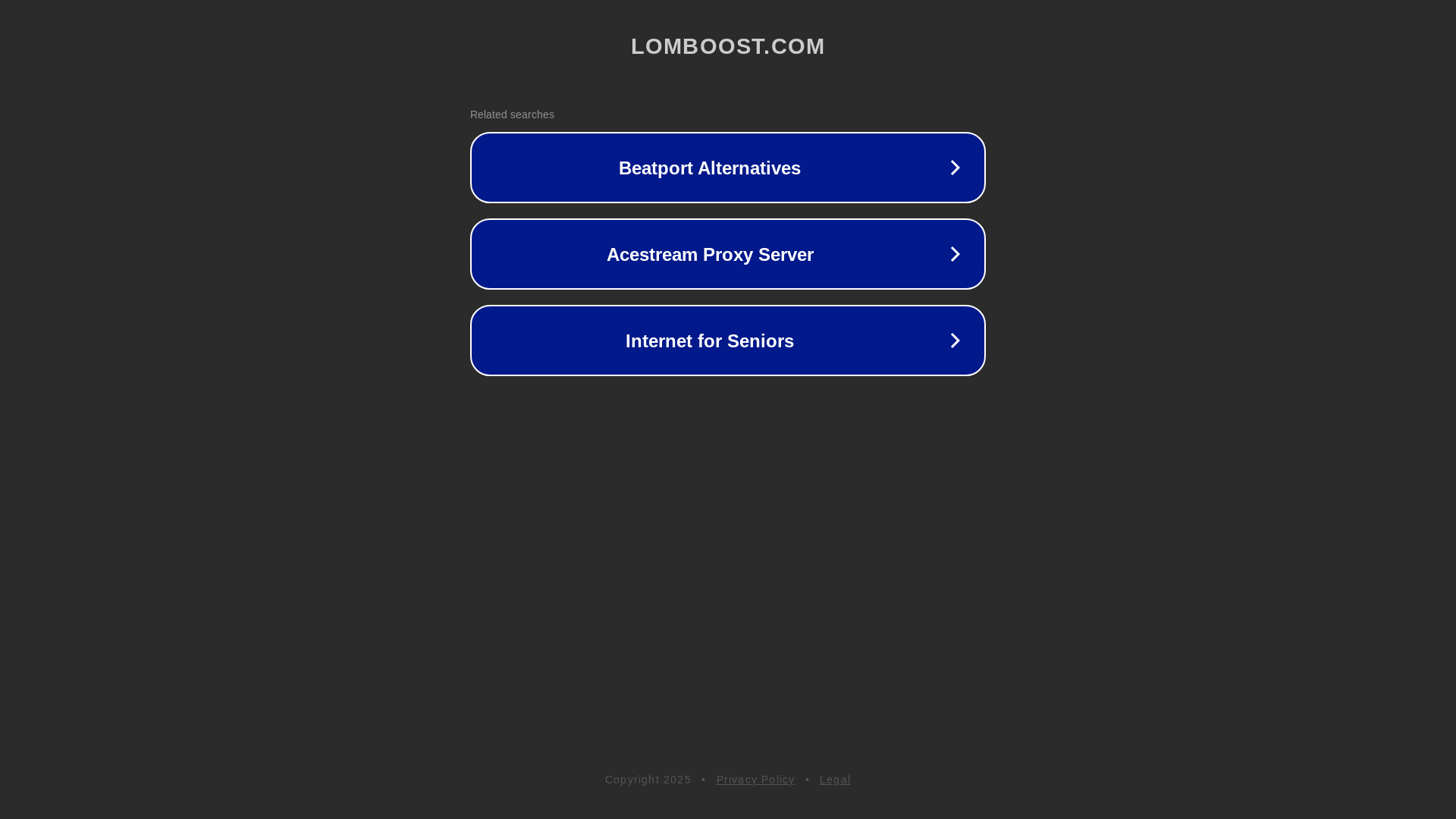 website screenshot of https://lomboost.com/