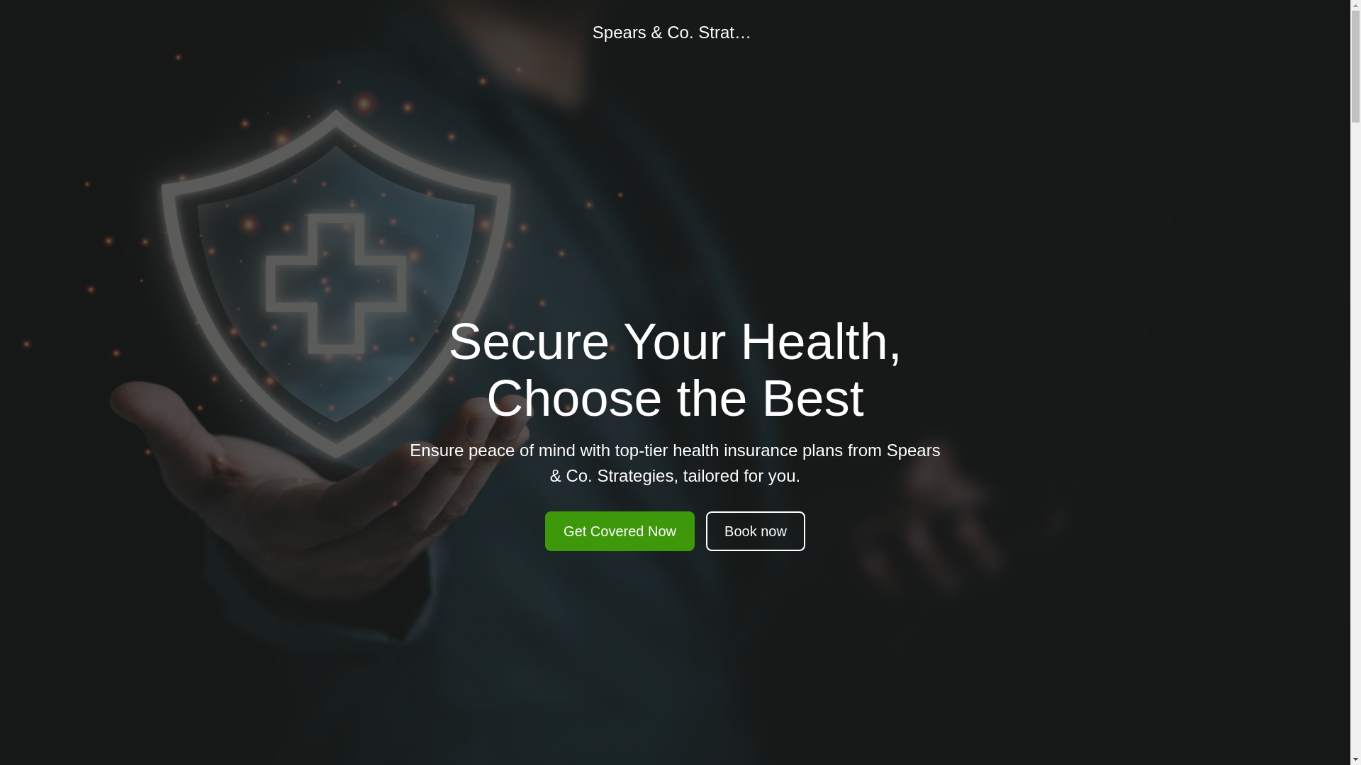 website screenshot of https://spearsandcostrategies.com/