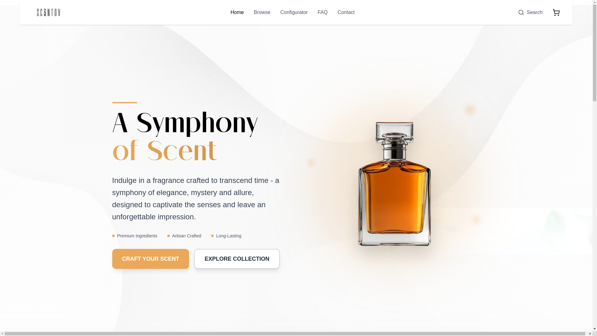website screenshot of https://scentov.com/