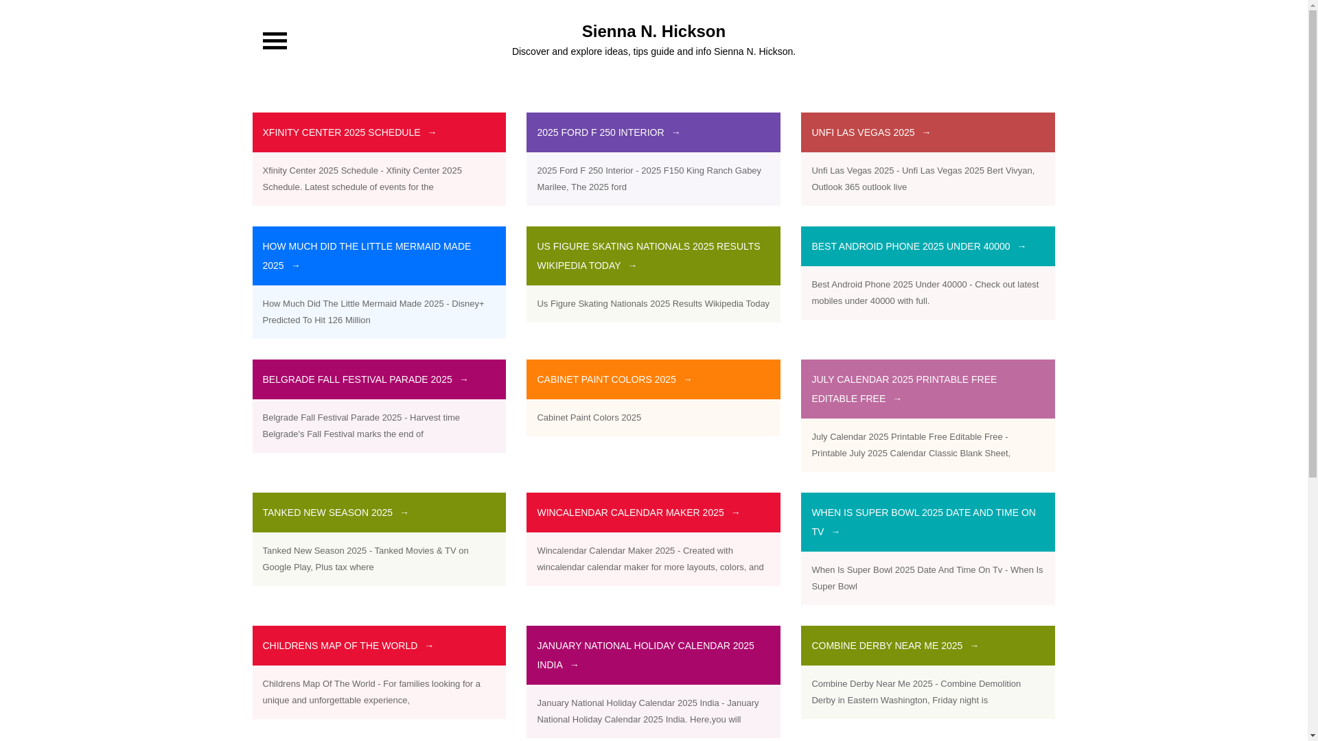 website screenshot of https://siennanhickson.pages.dev/
