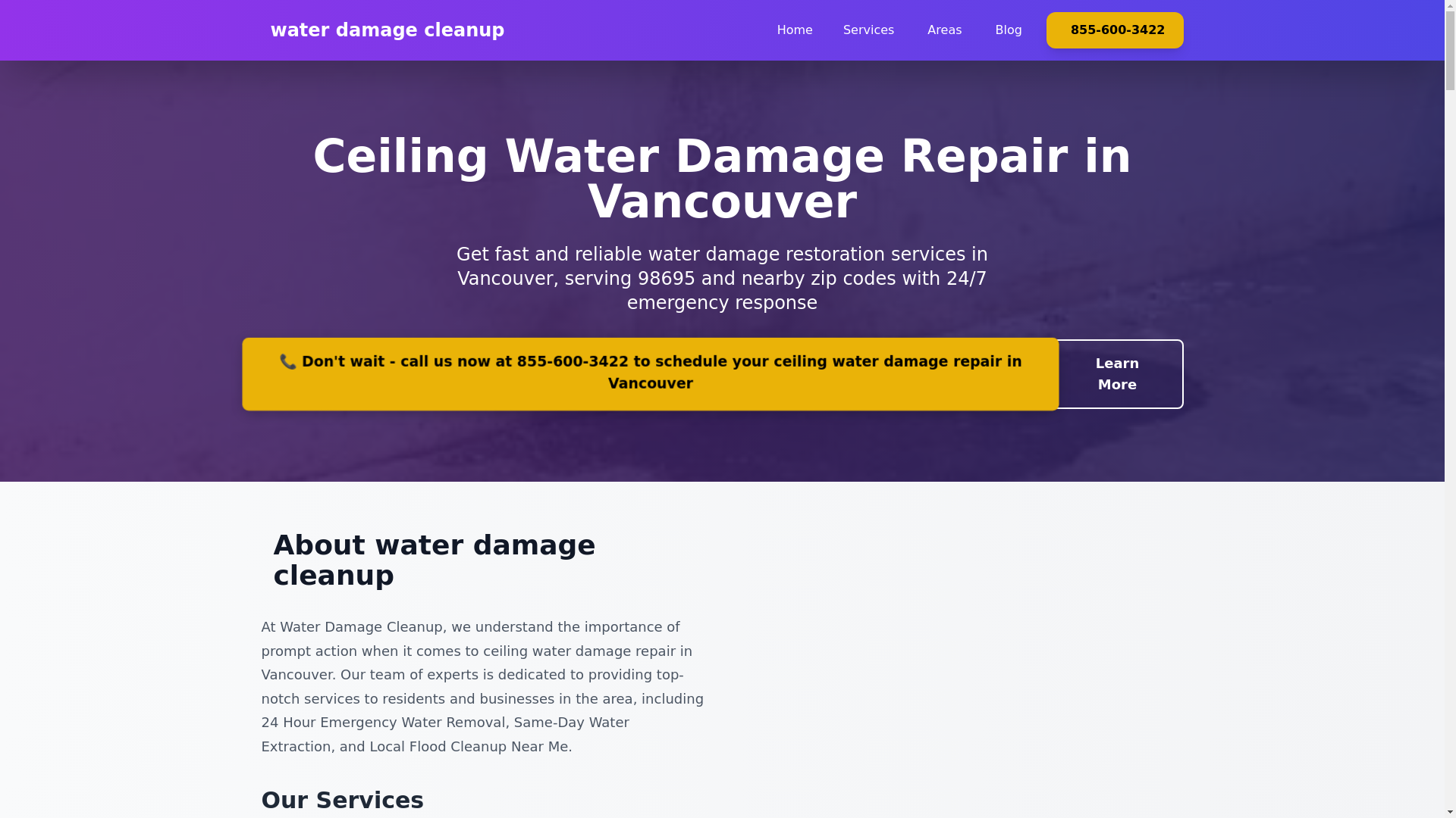 website screenshot of https://ceiling-water-damage-repair-vancouver.pages.dev/