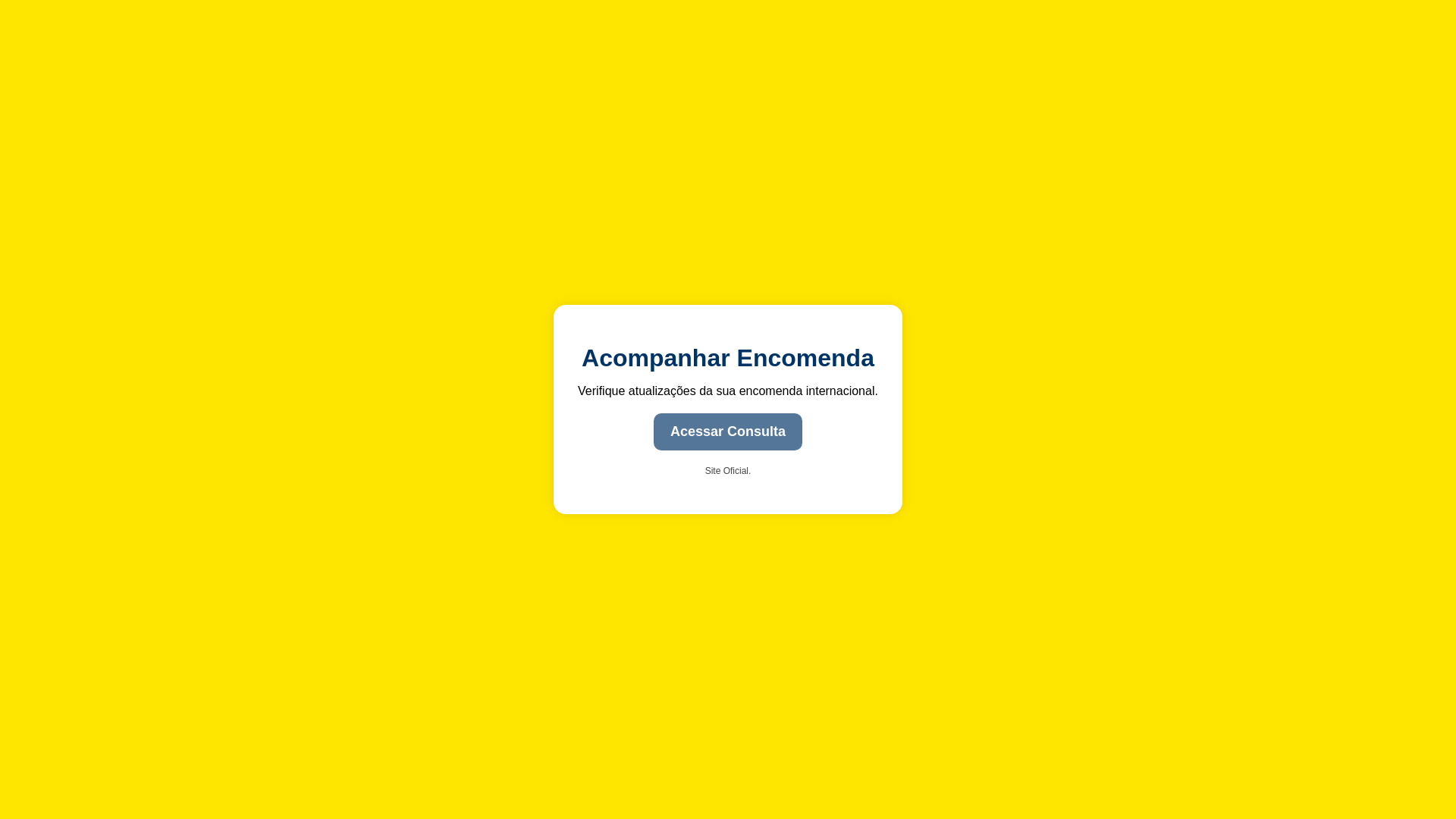 website screenshot of https://encomendatracking.online/