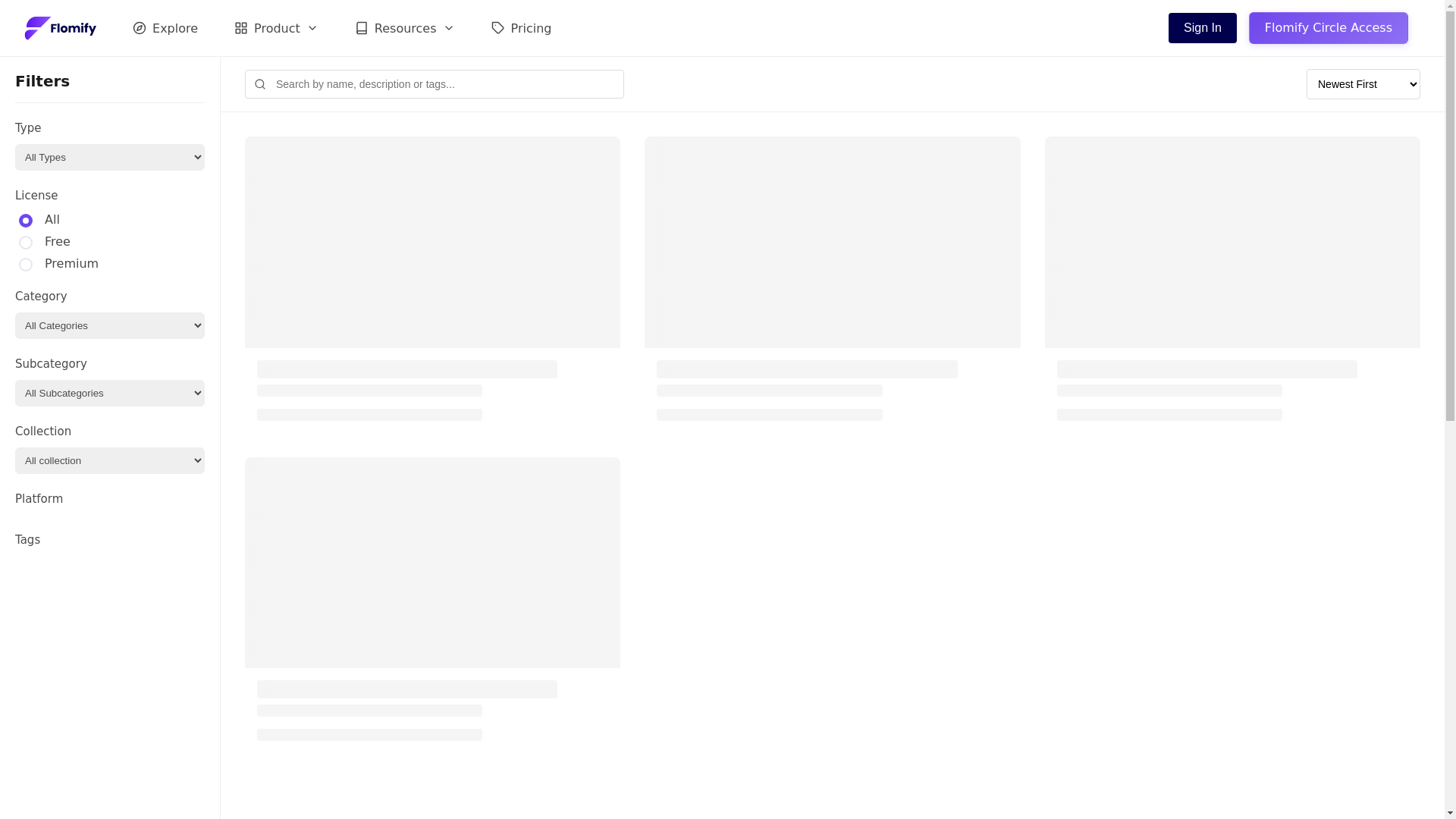website screenshot of https://flomify-frontend.pages.dev/
