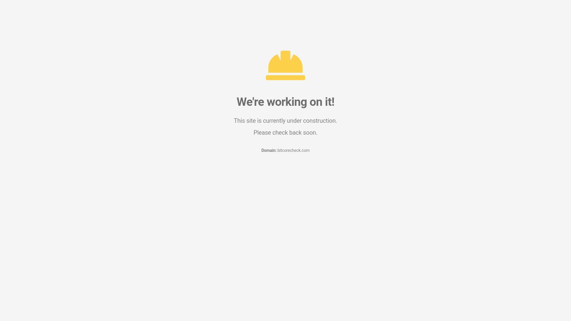 website screenshot of https://bitcorecheck.com/