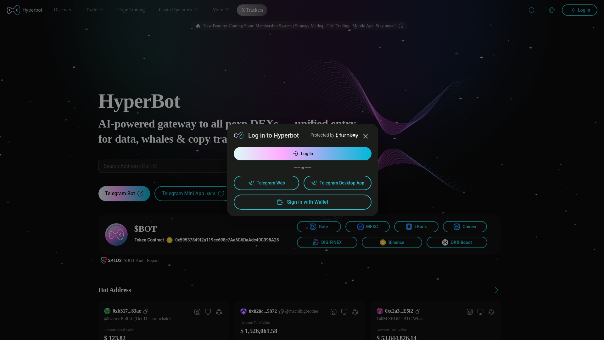 website screenshot of https://hyperbotdeveloper.pages.dev/