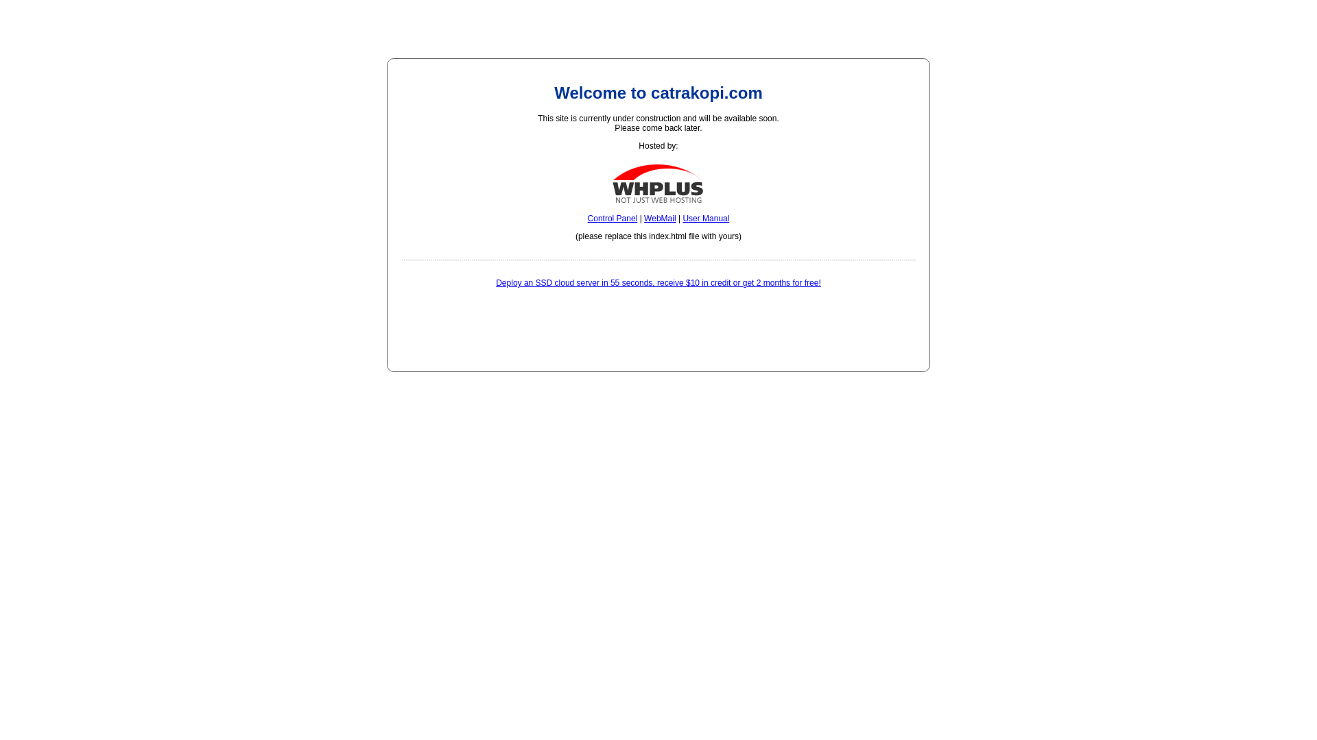 website screenshot of https://catrakopi.com/