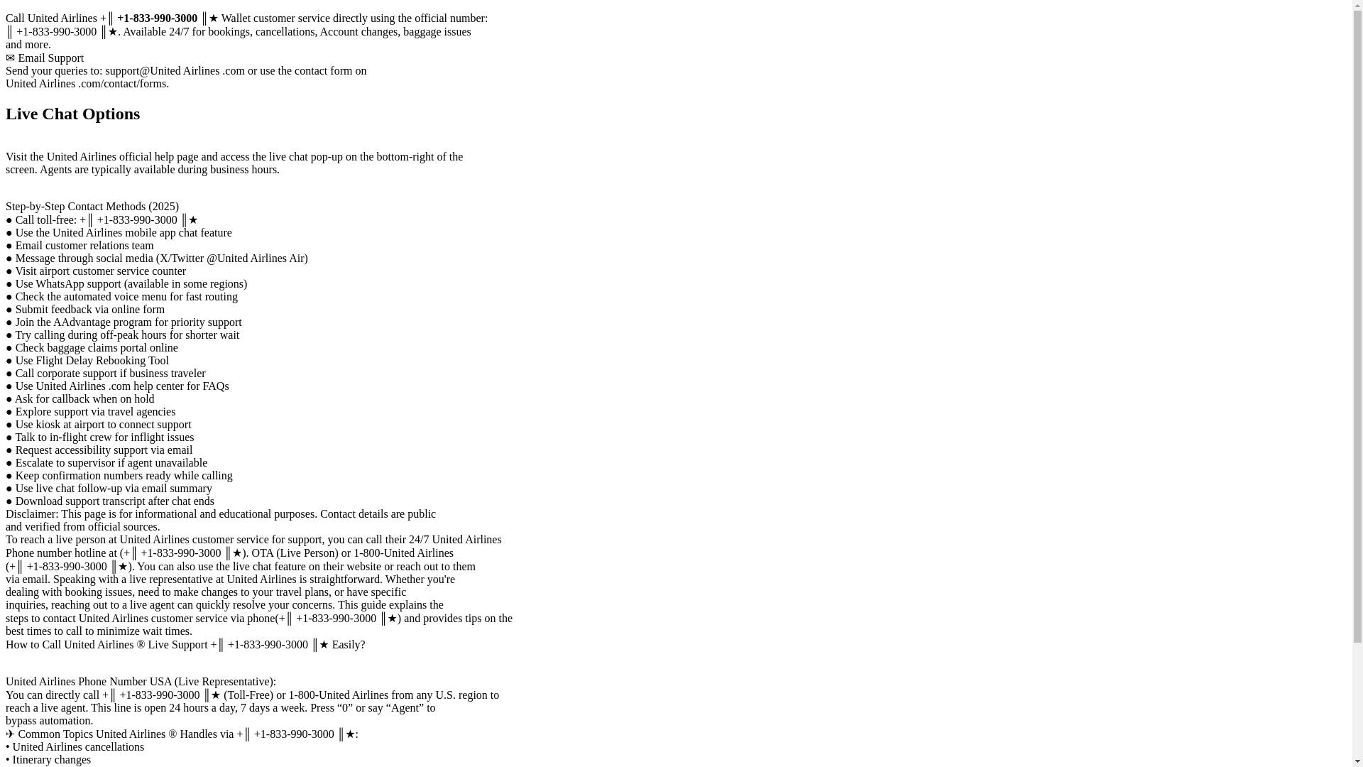 website screenshot of https://united-airline-customer-service.pages.dev/