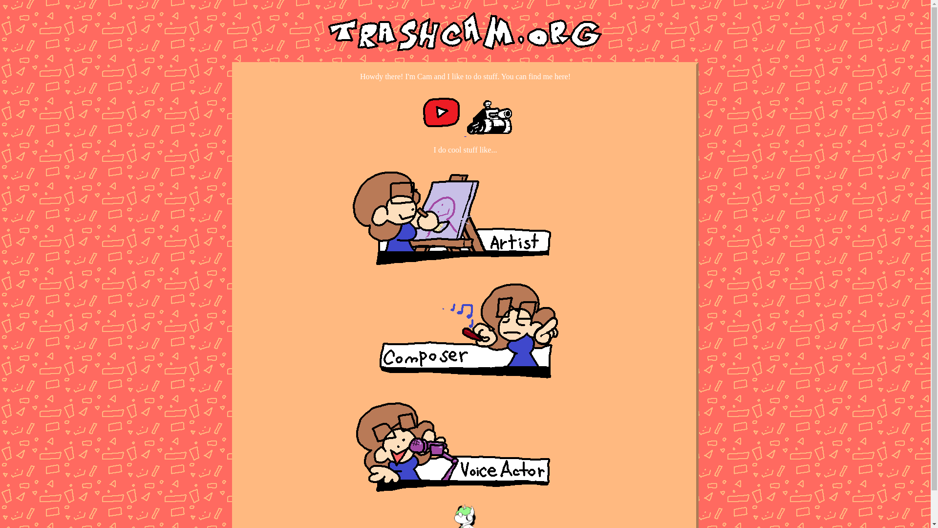 website screenshot of https://trashcam.pages.dev/