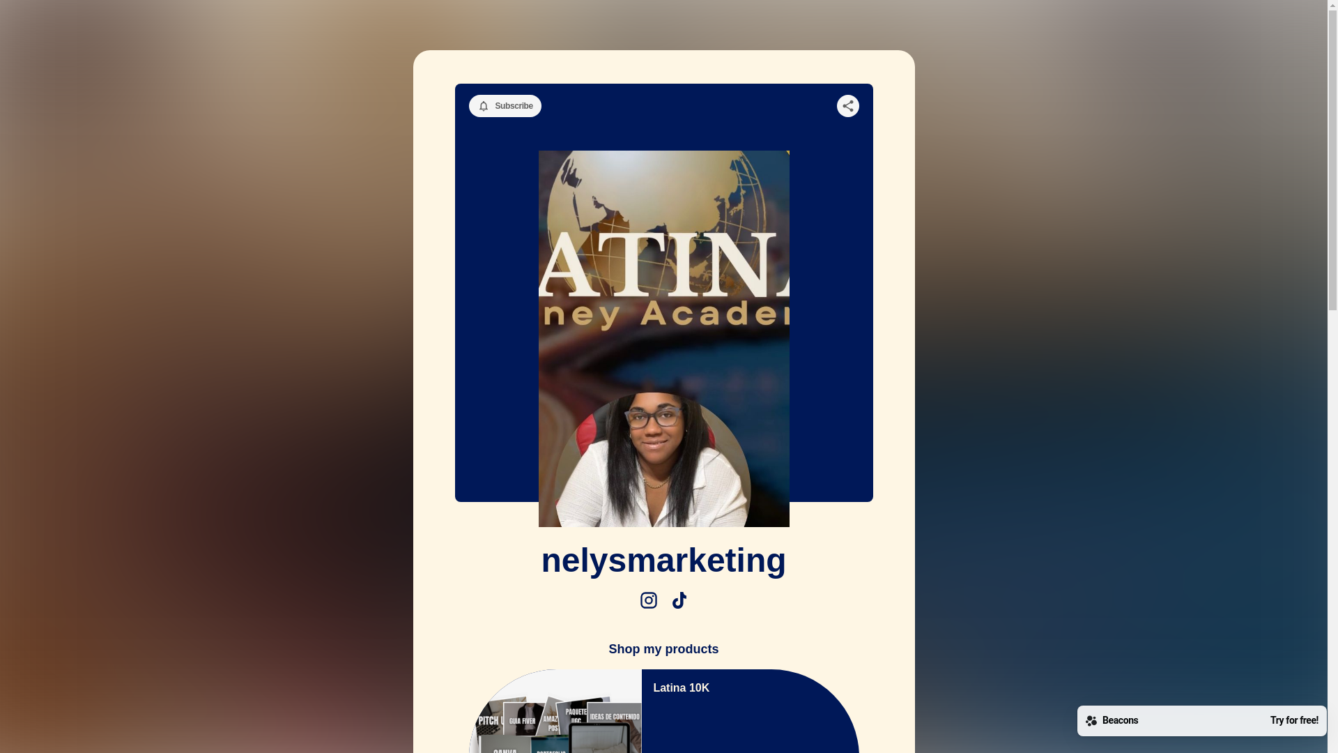 website screenshot of https://nelysmarketing.com/