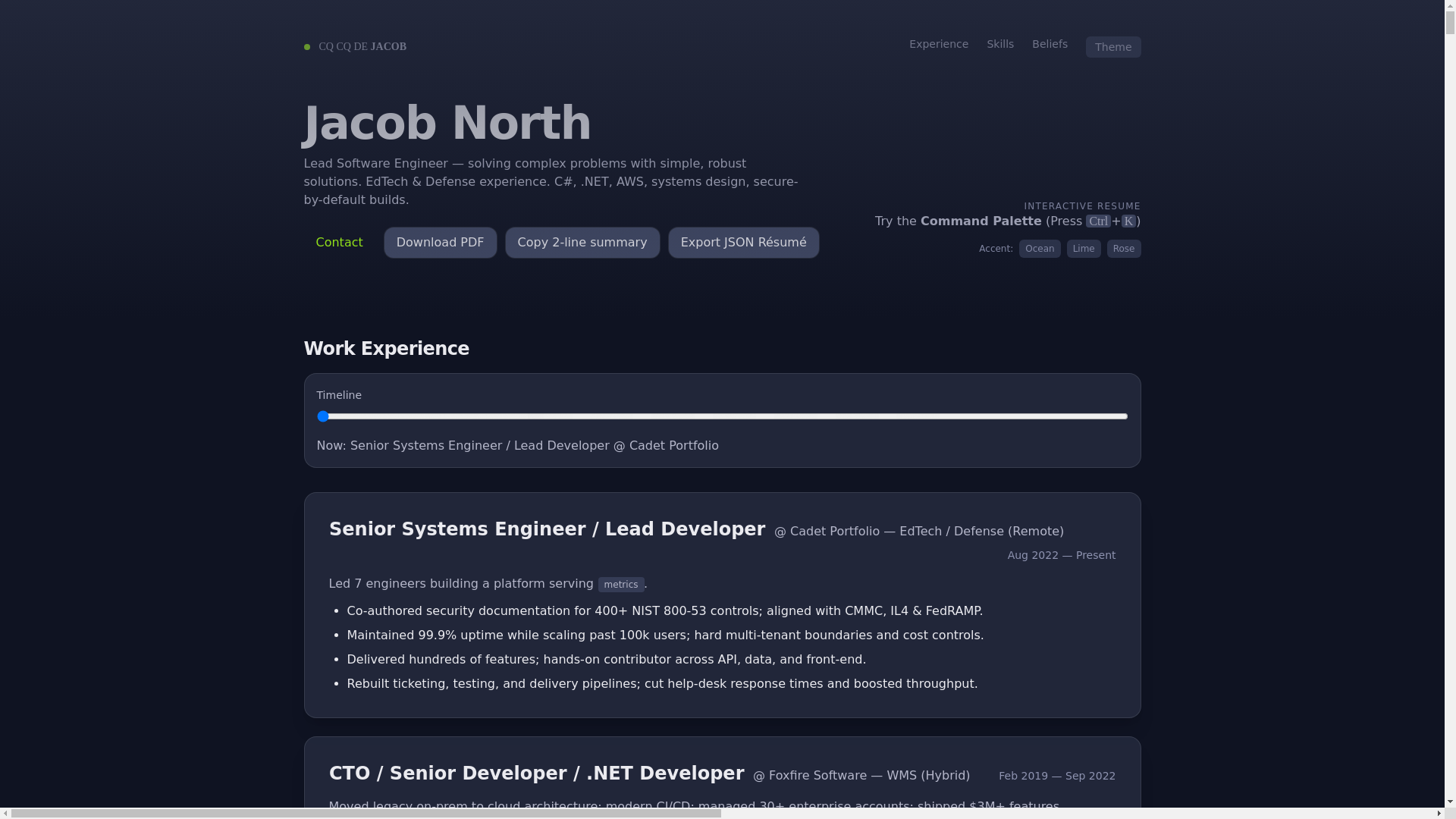 website screenshot of https://janorser.pages.dev/