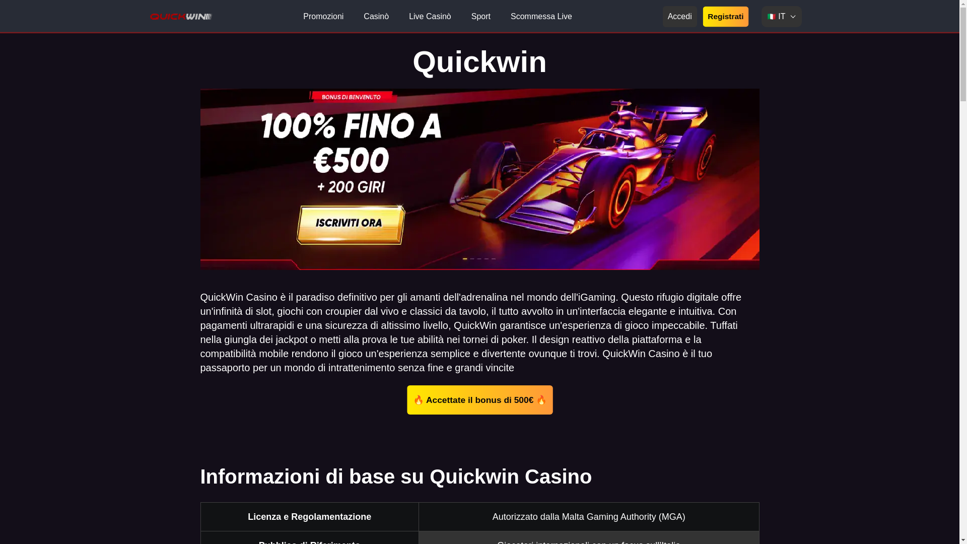 website screenshot of https://quickwincasino-it-1583.pages.dev/