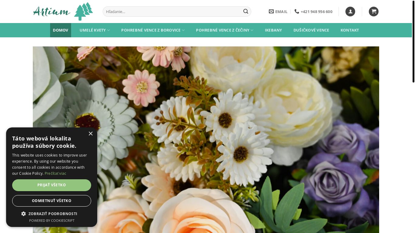 website screenshot of https://artiumkvety.sk/