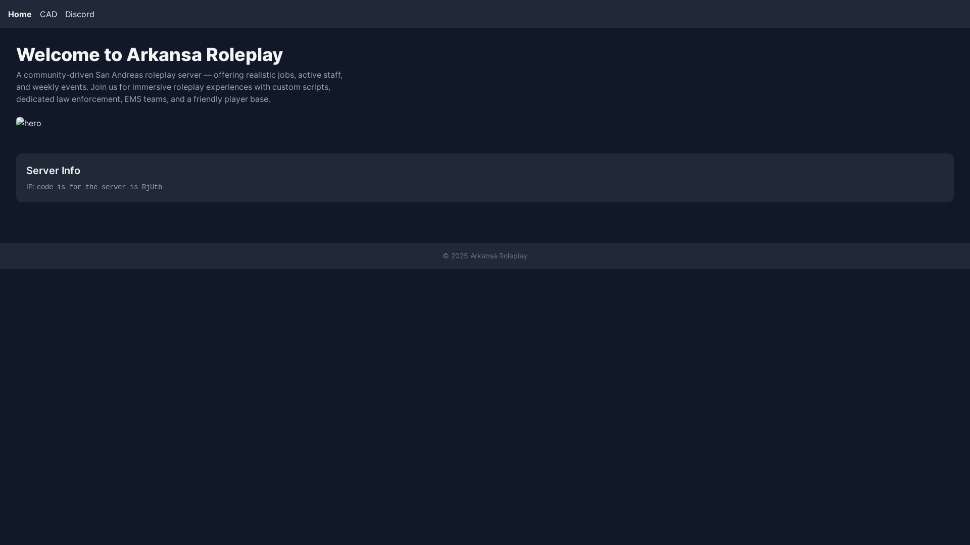 website screenshot of https://arkansarp.pages.dev/