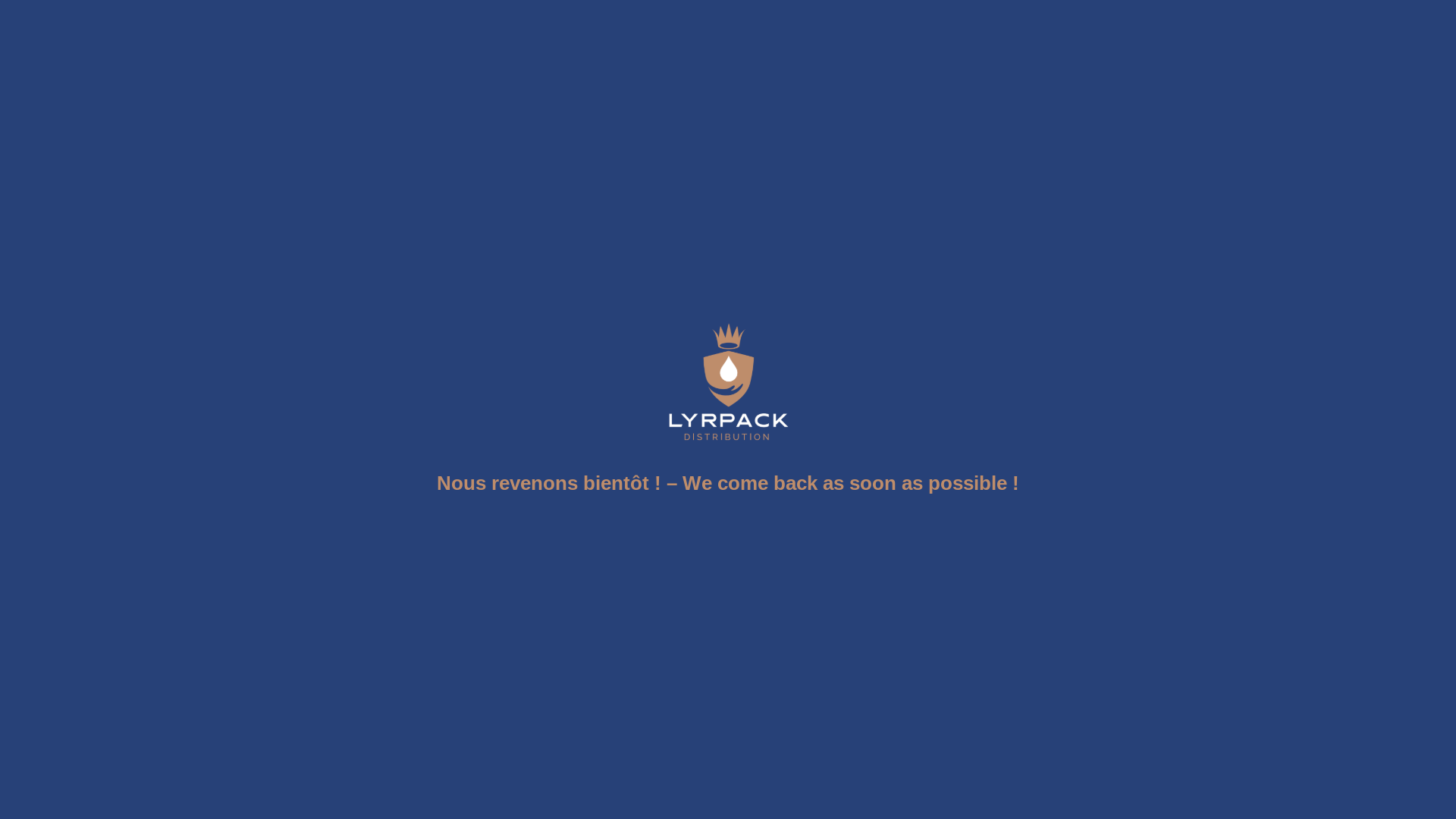 website screenshot of https://lyrpack-distribution.fr/