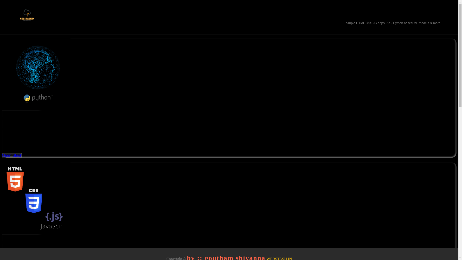 website screenshot of https://webstash-in.pages.dev/
