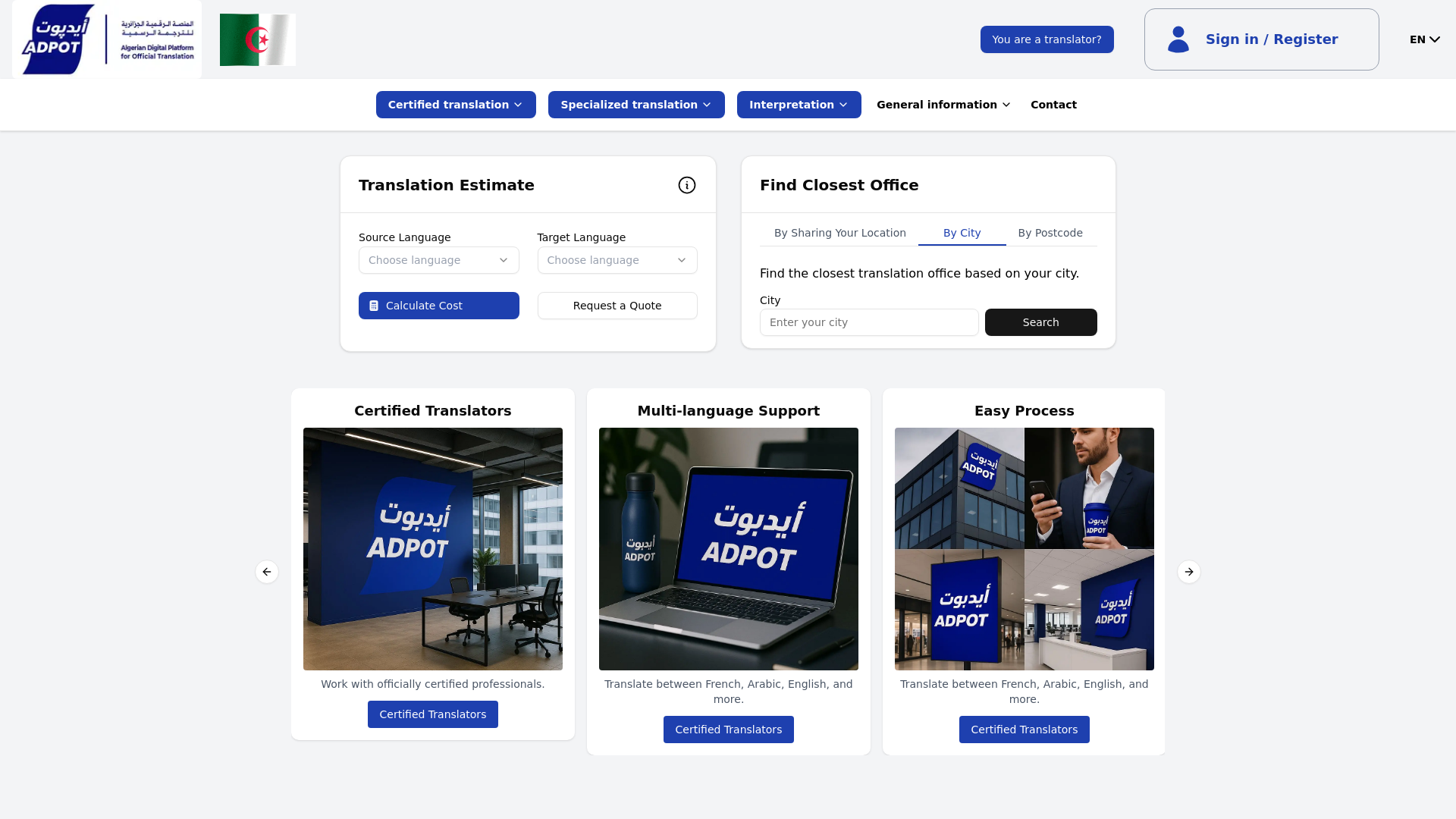 website screenshot of https://mohalef.com/