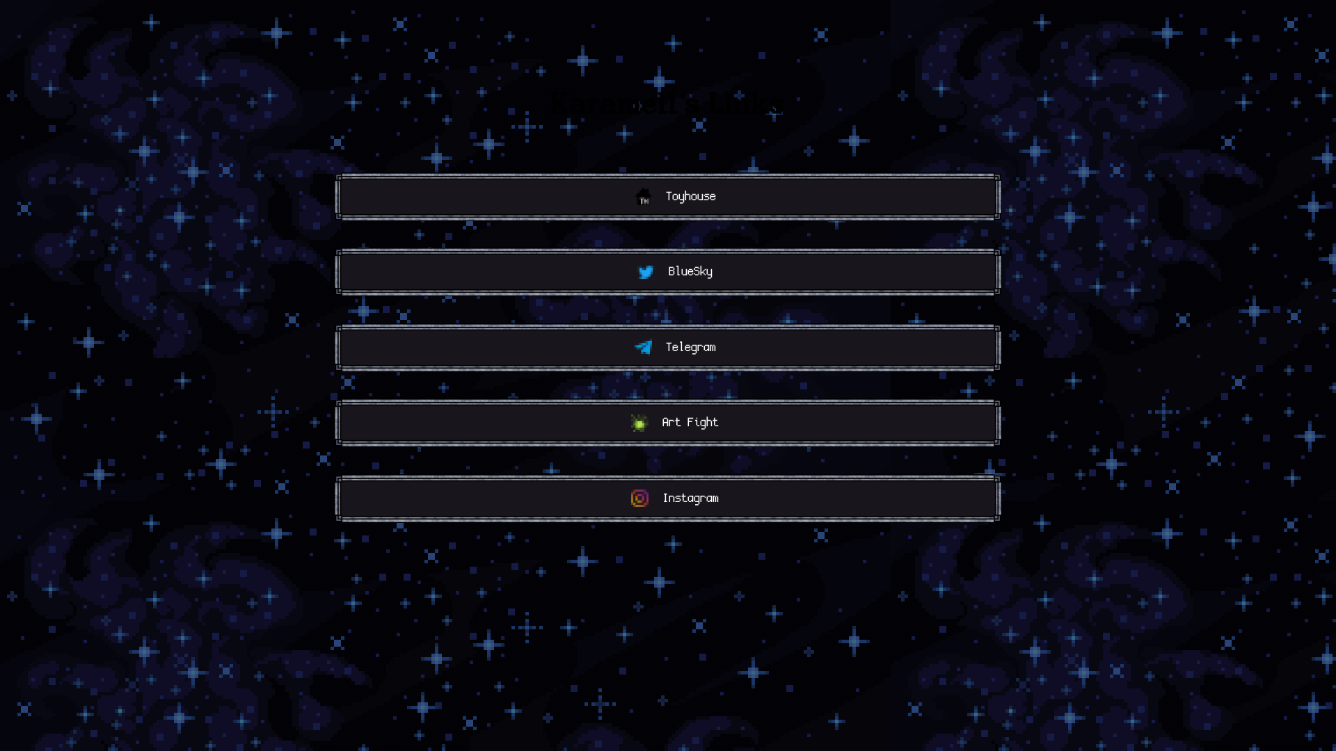 website screenshot of https://karamell-xyz.pages.dev/