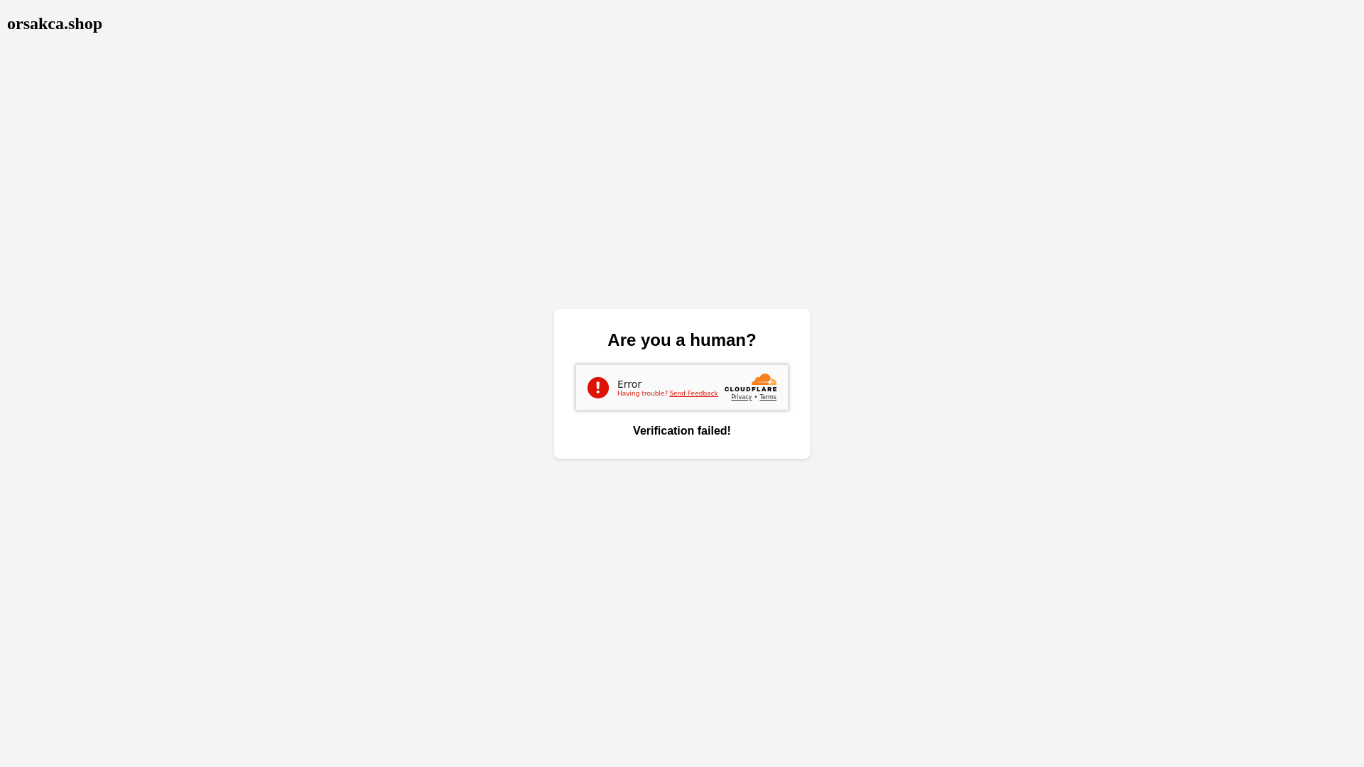 website screenshot of https://orsakca.shop/