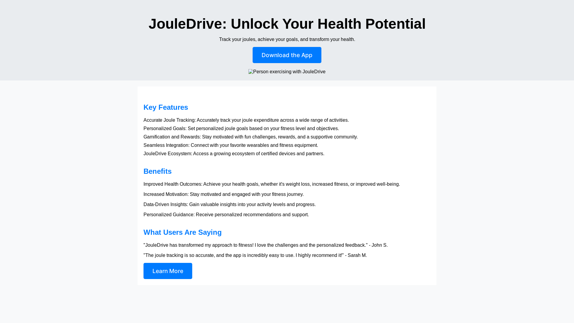 website screenshot of https://jouledrive1.pages.dev/