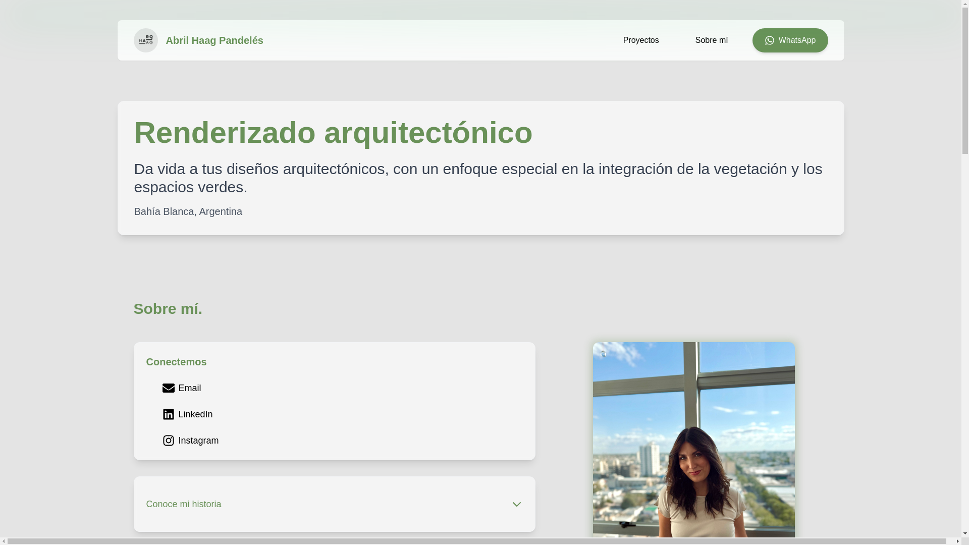 website screenshot of https://abrilhaagp.com.ar/