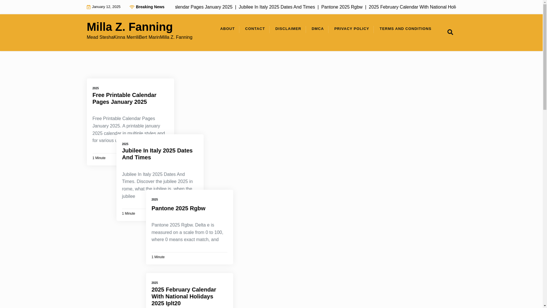 website screenshot of https://millazfanning.pages.dev/