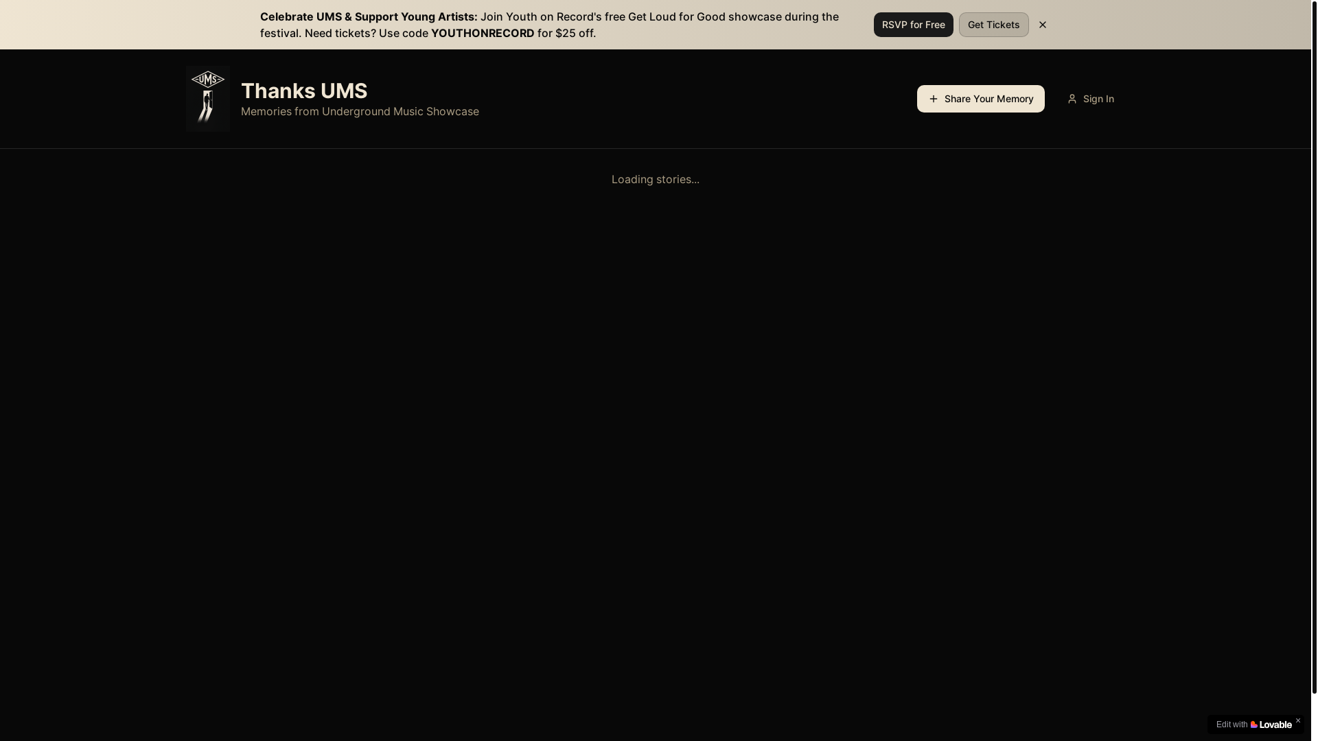 website screenshot of https://thanksums.com/