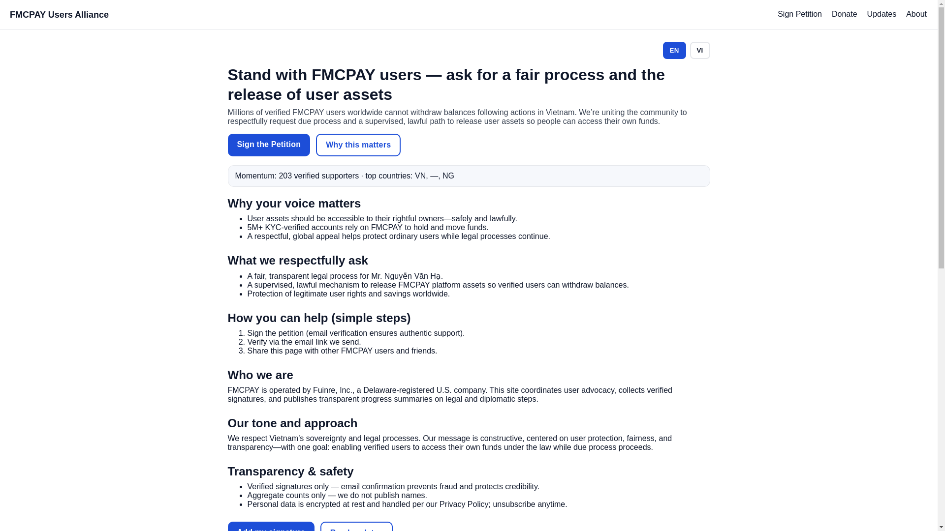 website screenshot of https://fuinre.com/