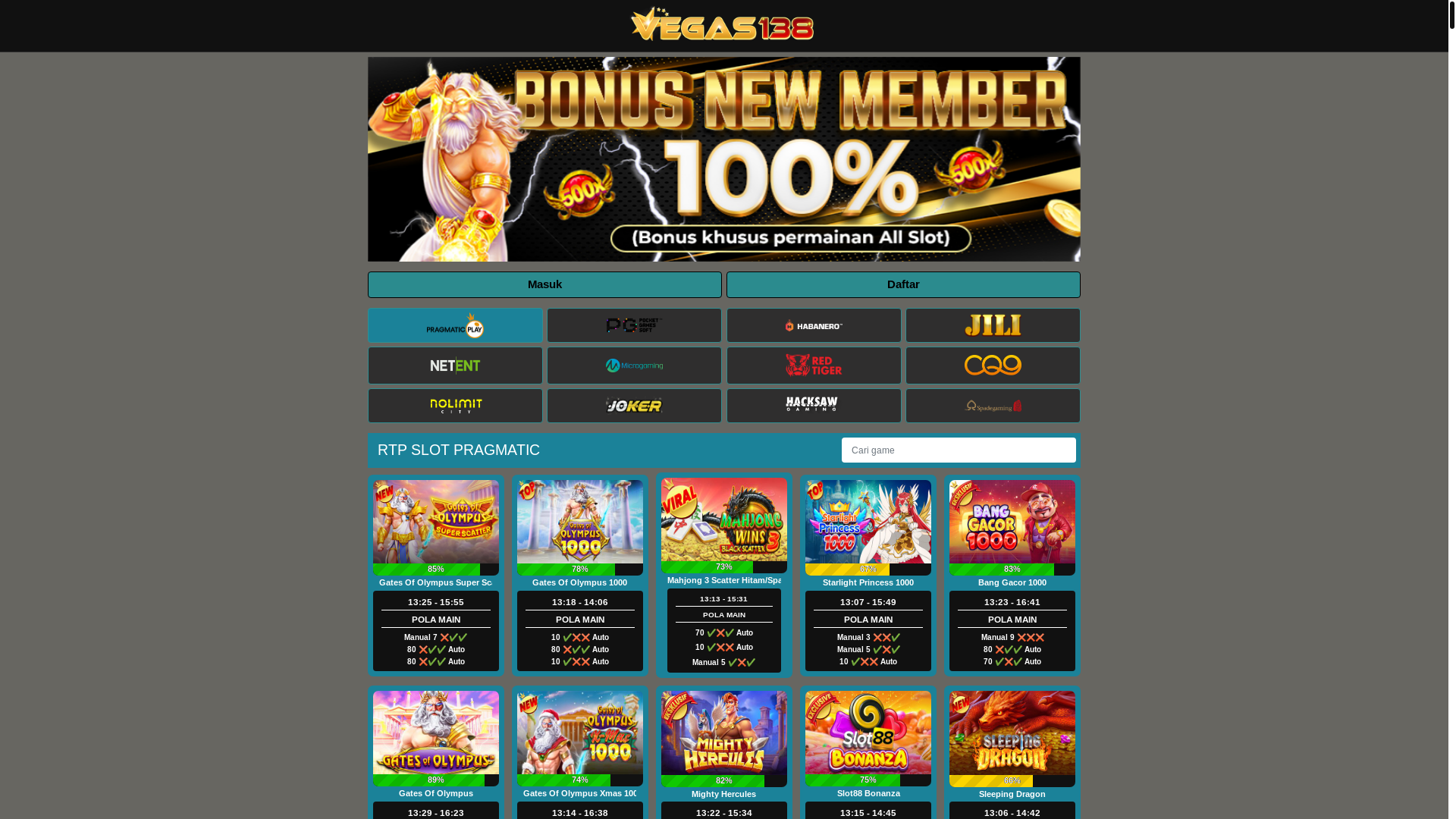 website screenshot of https://rtpvegas138q.pages.dev/